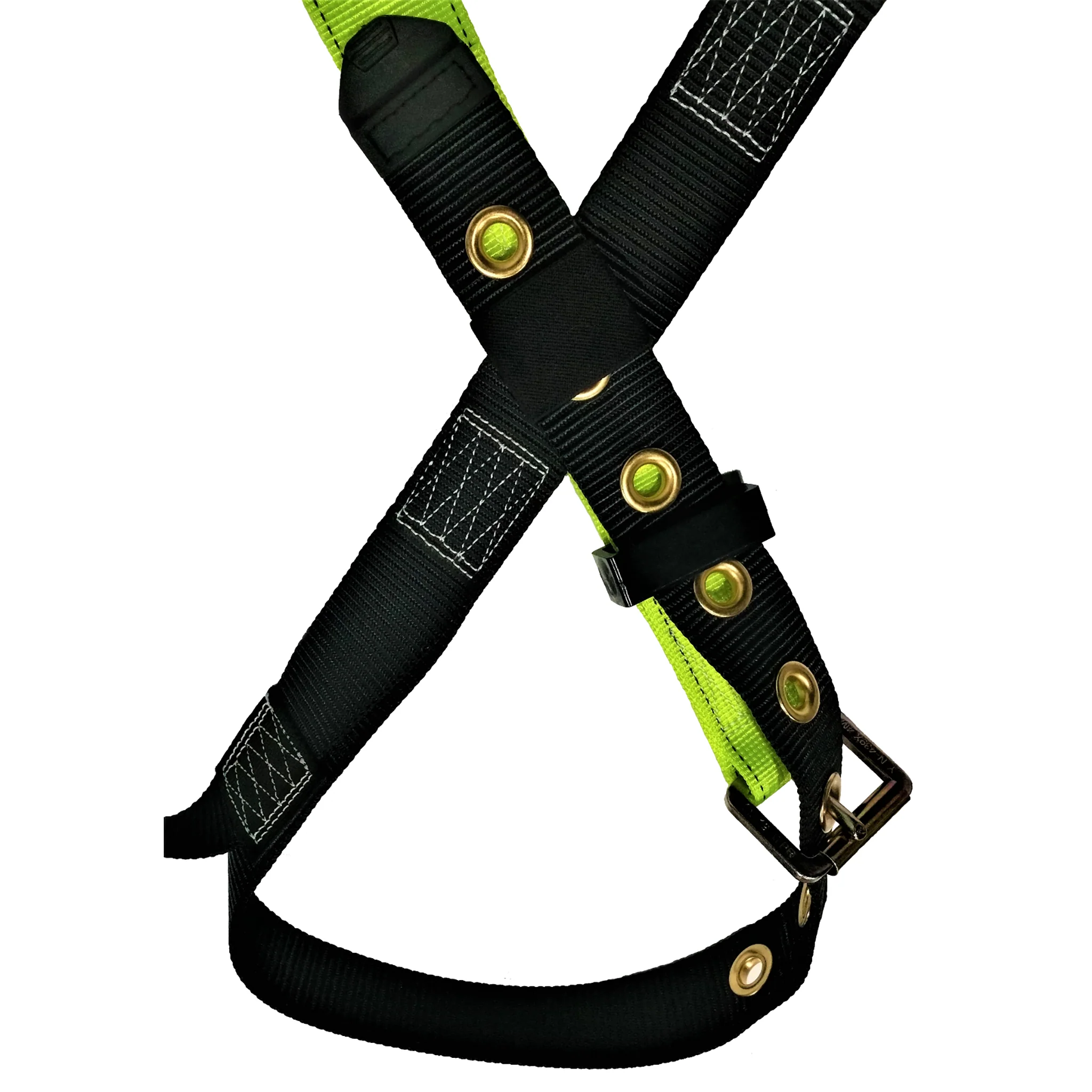 3D Fall Protection Safety Body Tower Harness with Grommets and Back Support - Image 4