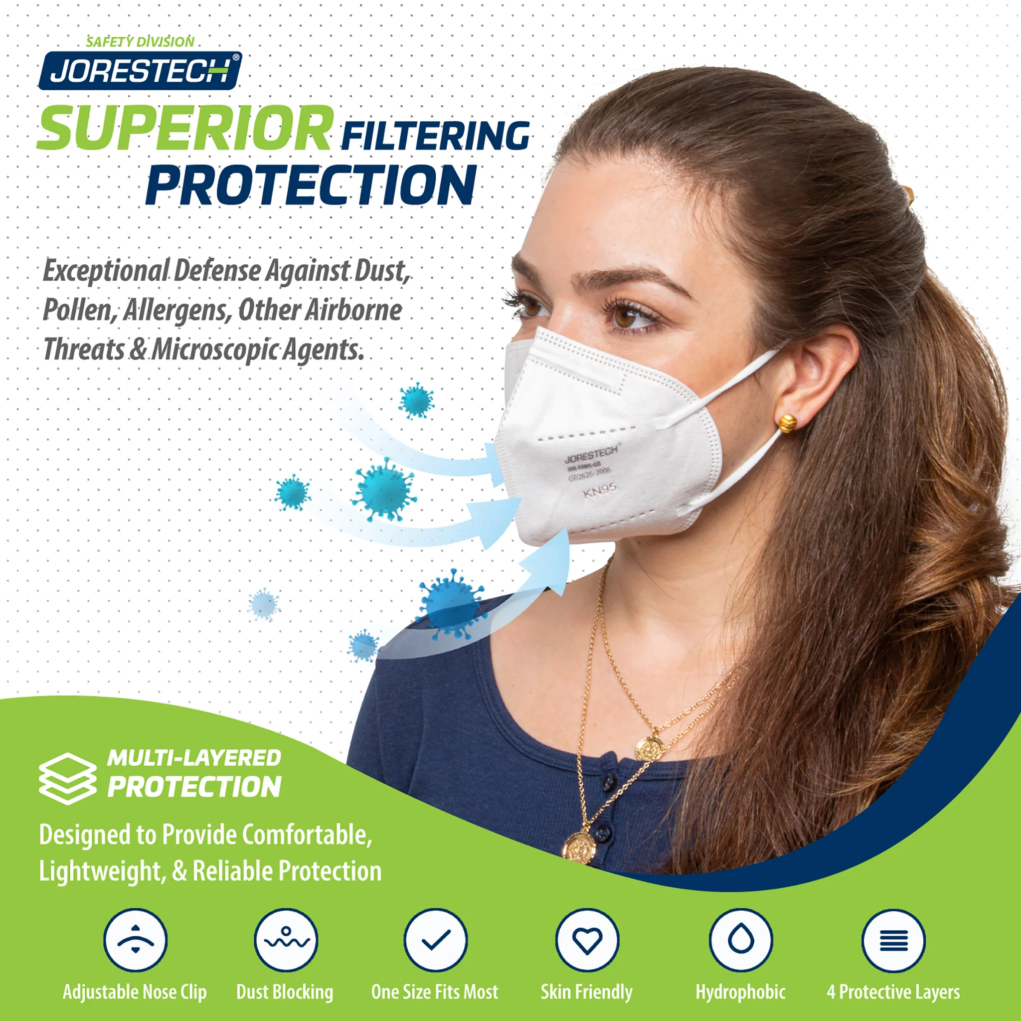 4-Layer KN95 Protective Disposable Face Masks – Pack of 20 - Image 5