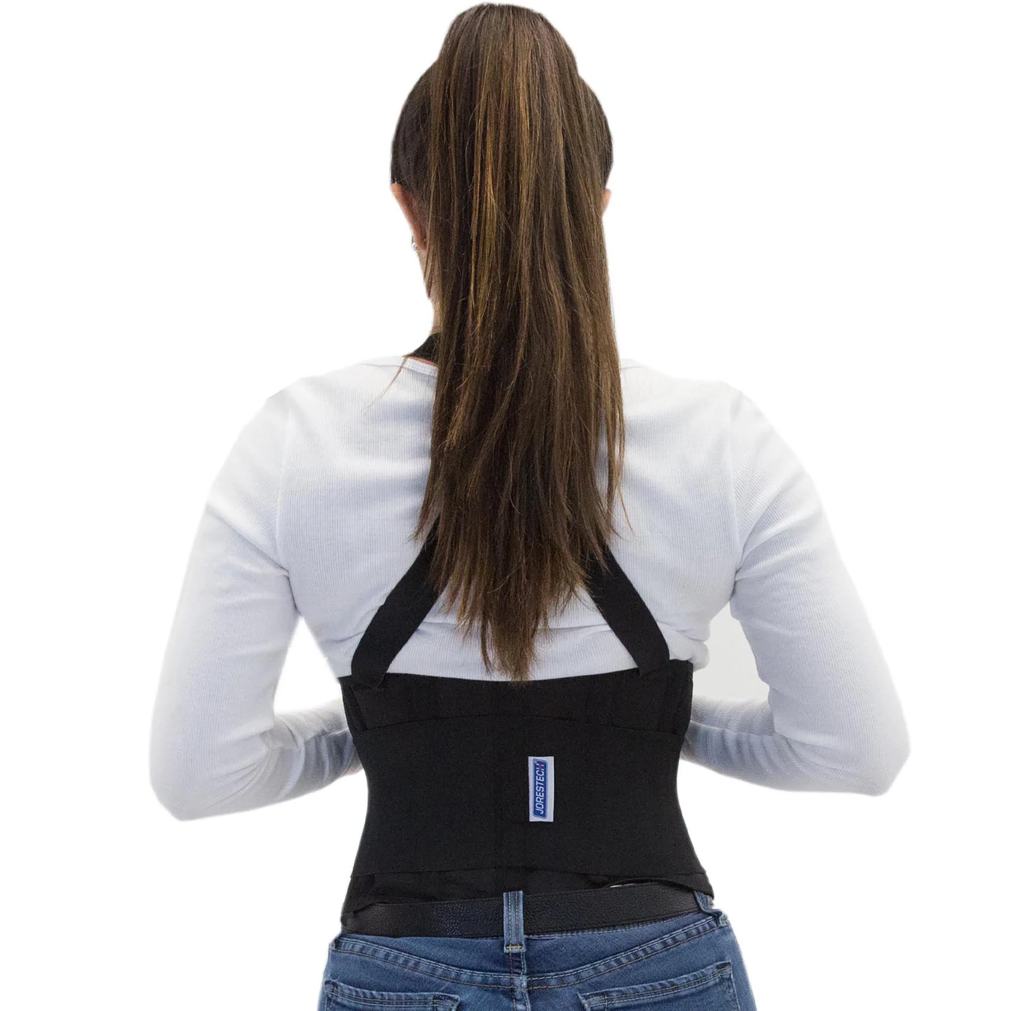 Adjustable Back Support Belt with Suspenders - Image 13
