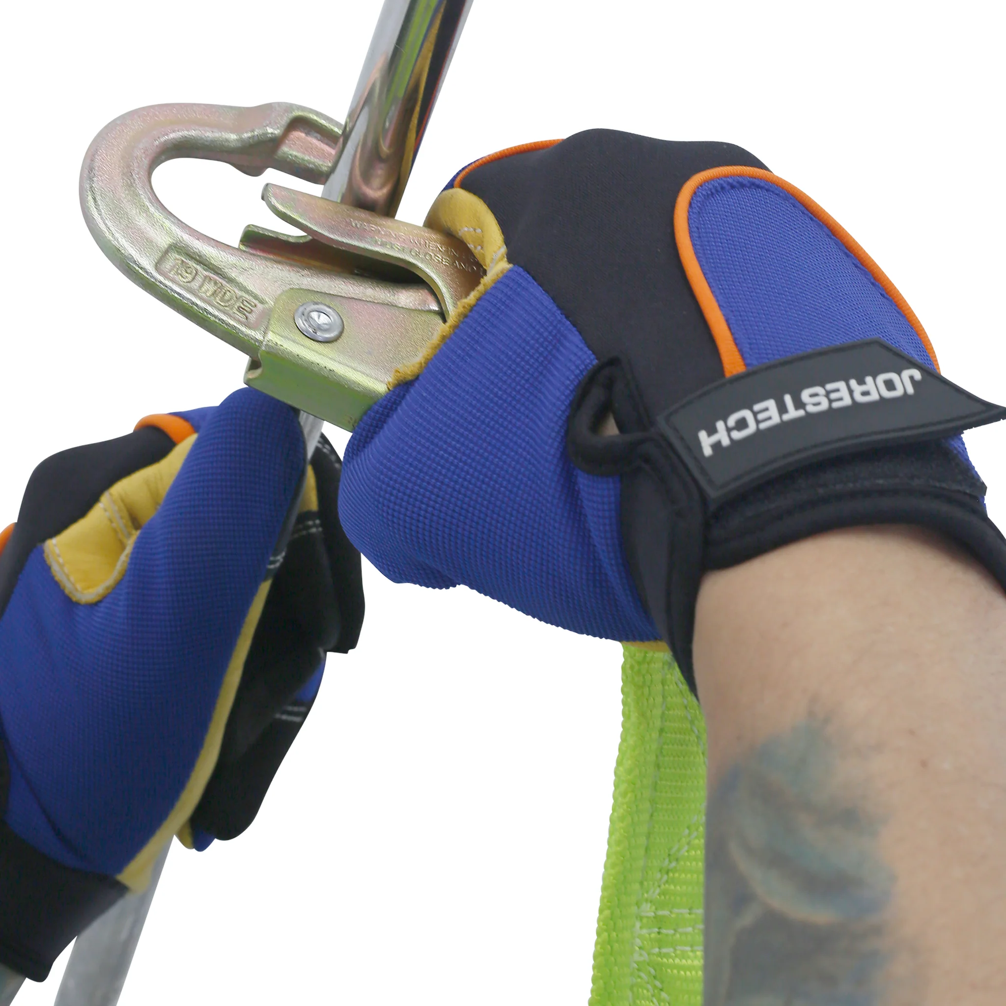 Adjustable Work Positioning Lanyard with Self-Locking Snap Hooks - Image 3