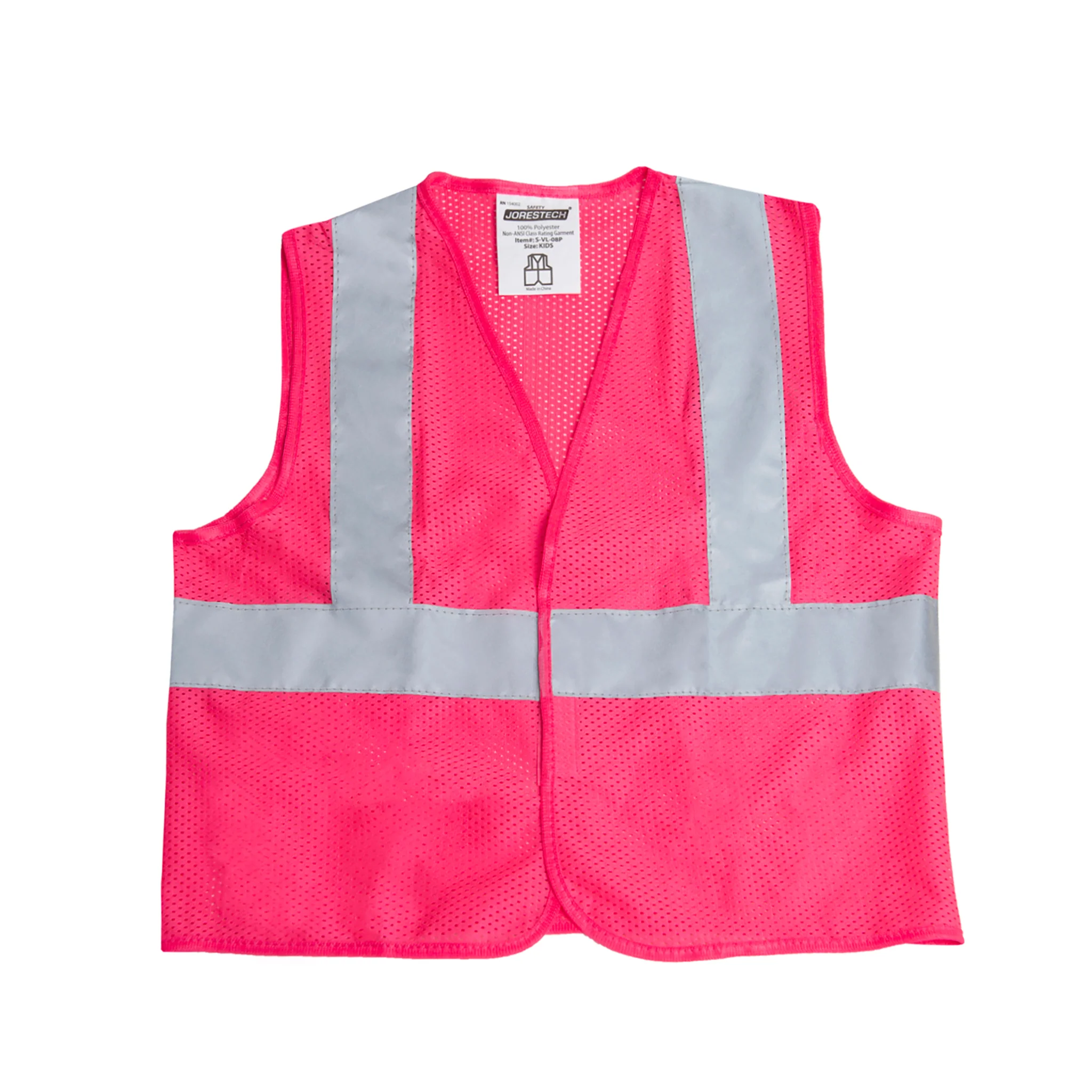 Children’s Hi-Vis Mesh Safety Vest with 2” Reflective Strips - Image 9