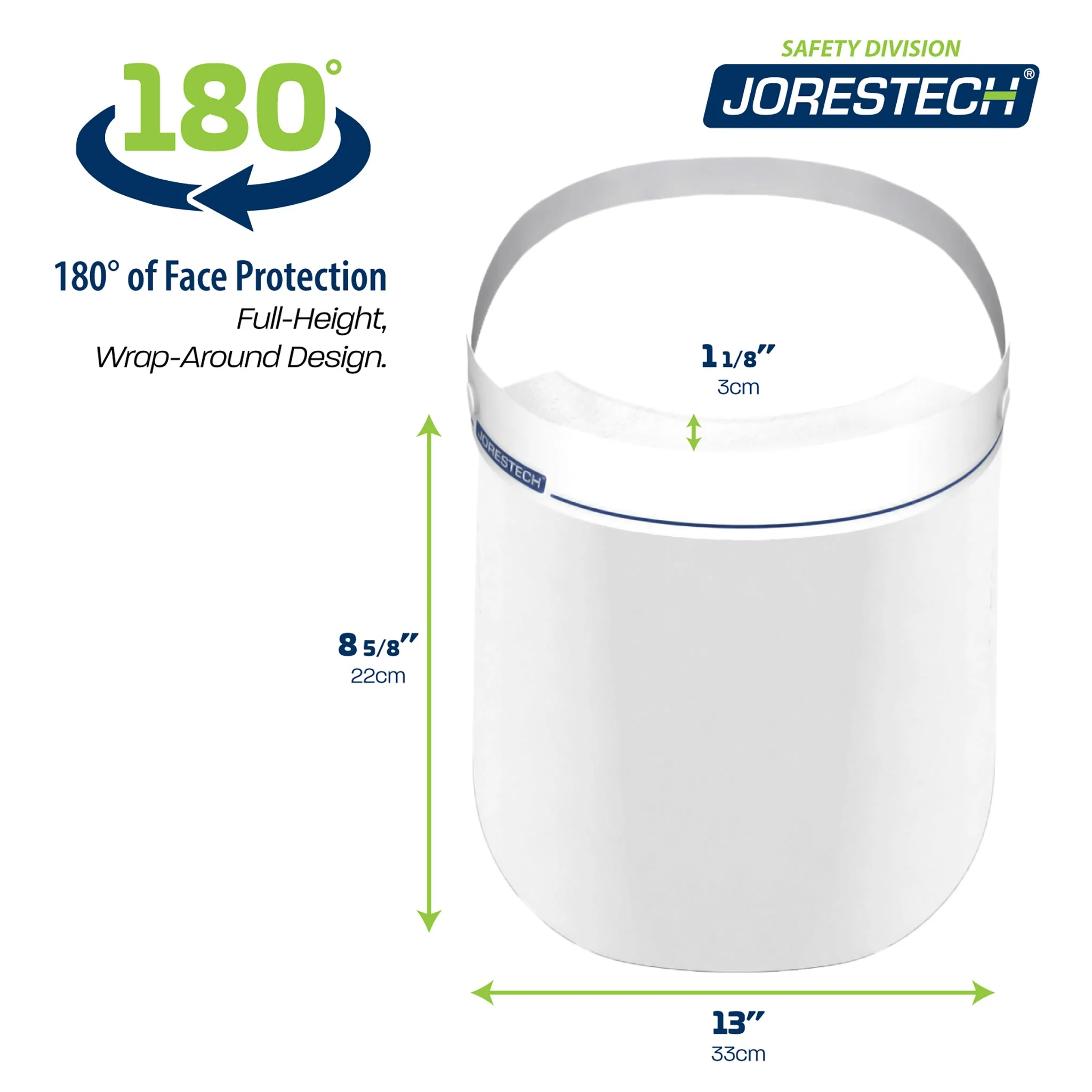 Clear Protective Face Shield with Elastic Headband - Image 5