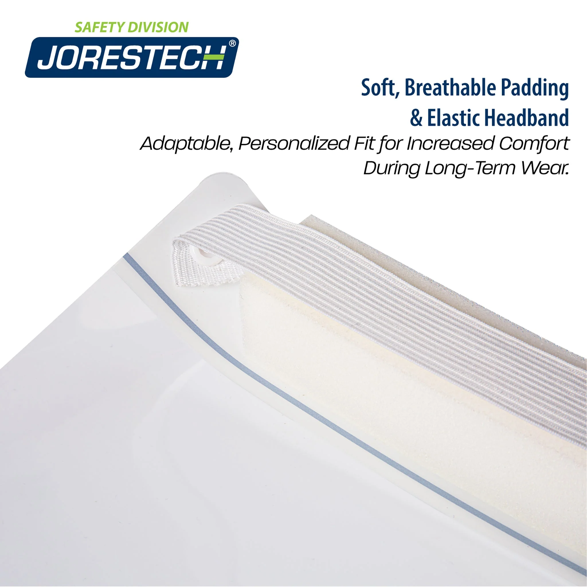 Clear Protective Face Shield with Elastic Headband - Image 6