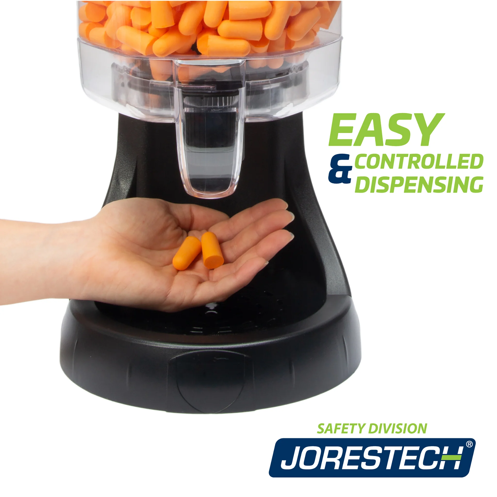 Earplug Dispenser Station with 250 Pairs 32dB NRR Soft Foam Units - Image 3
