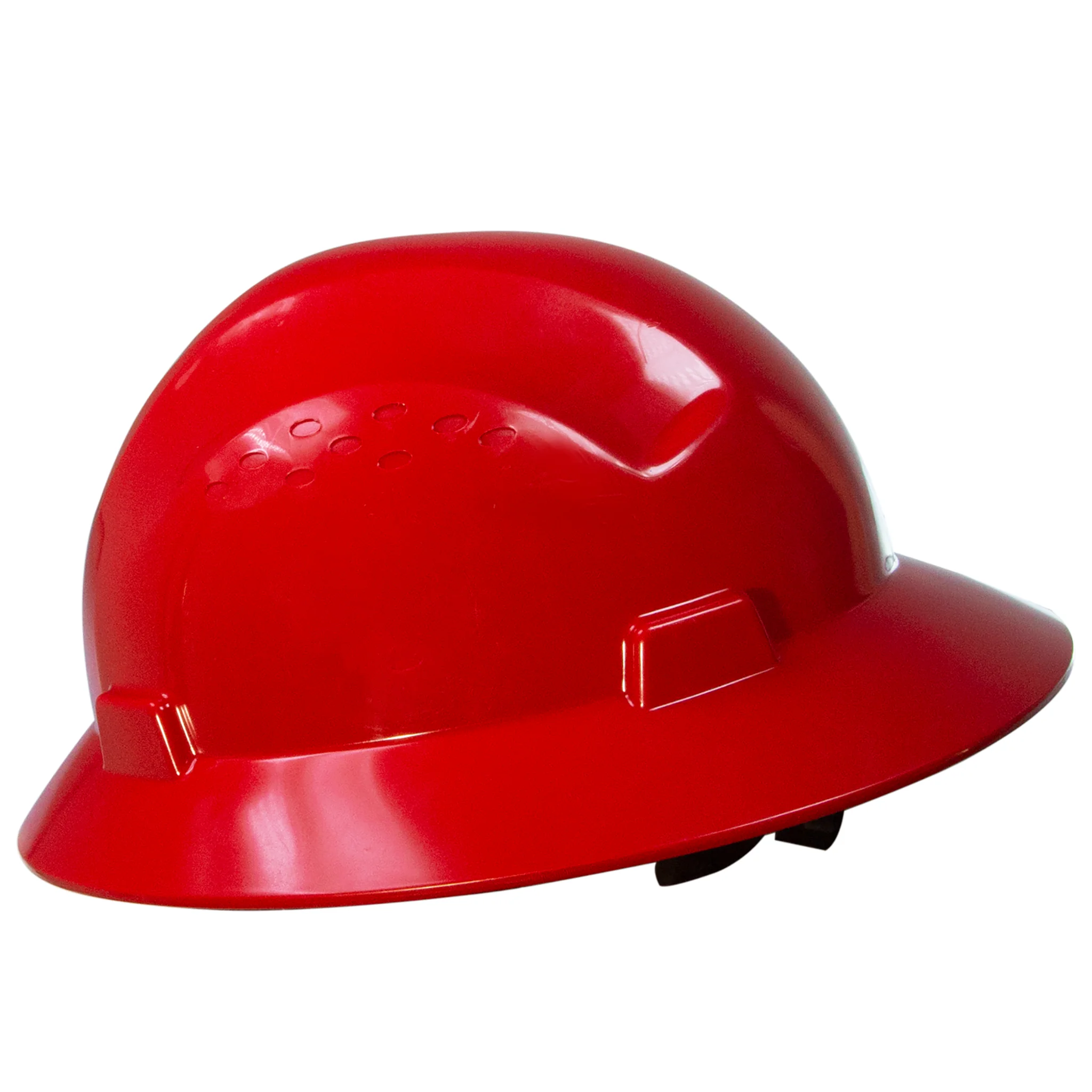 Full Brim Safety Hard Hat with 4 Point Suspension - Image 3