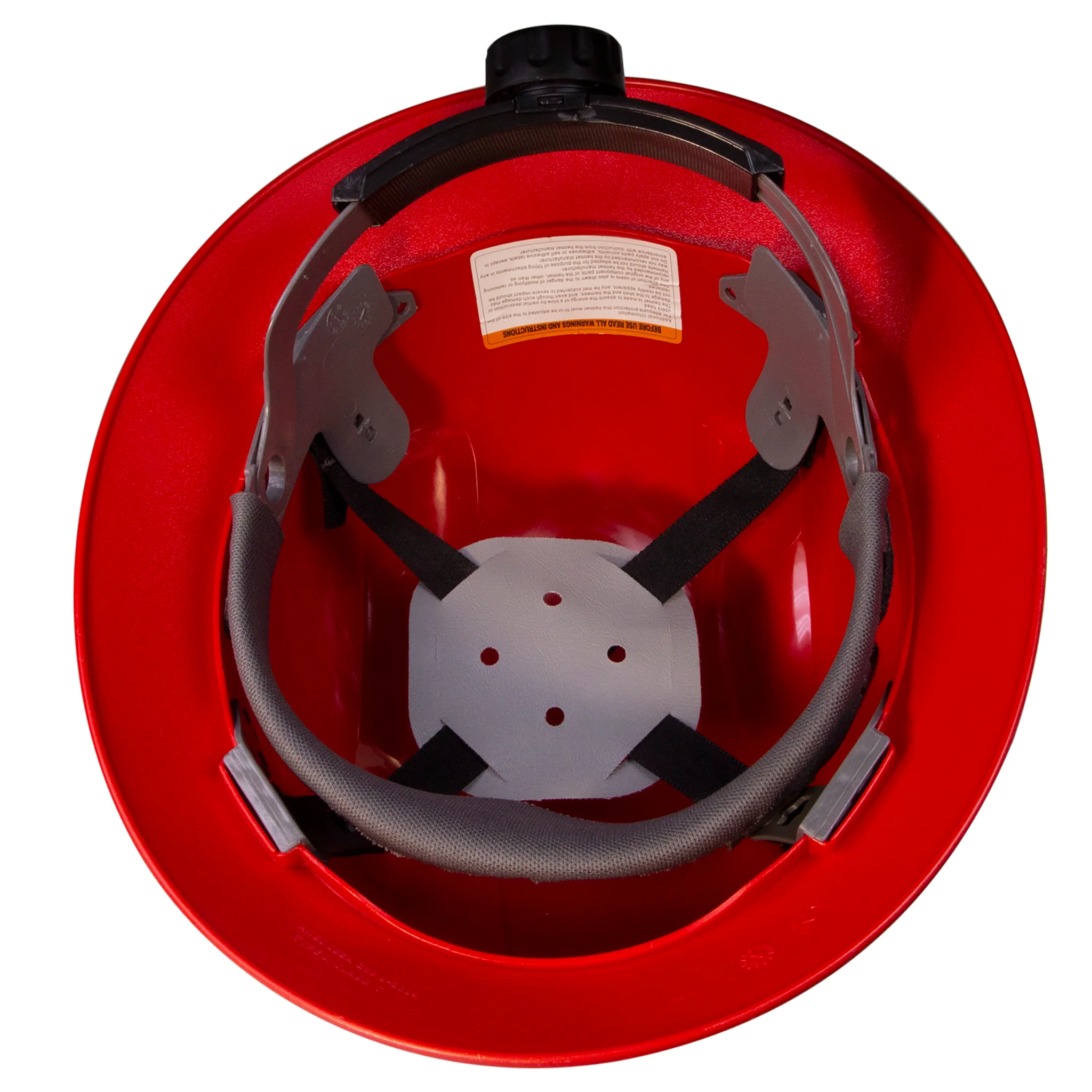 Full Brim Safety Hard Hat with 4 Point Suspension - Image 5