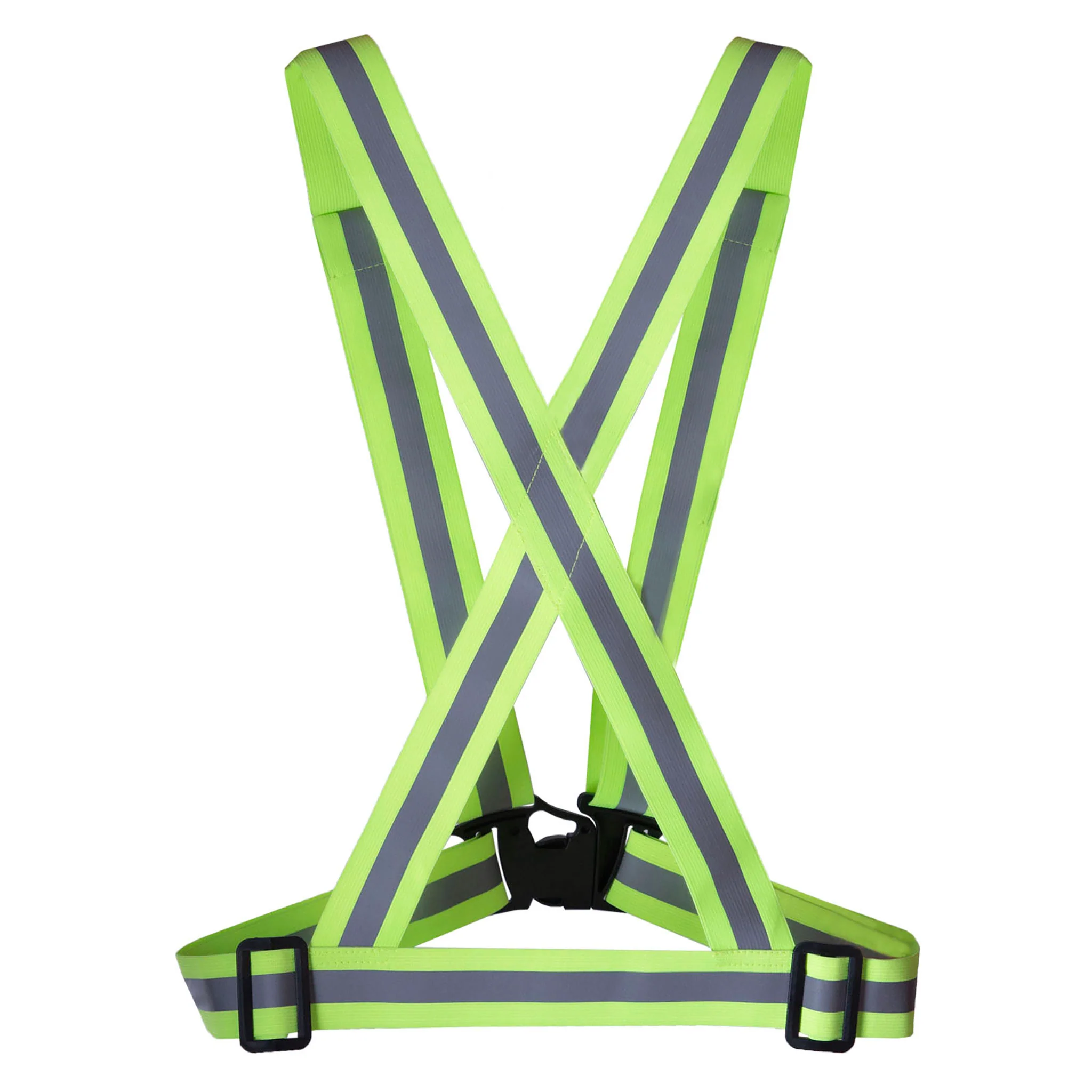 Hi-Vis Adjustable Safety Suspenders with Reflective Strips - Image 12