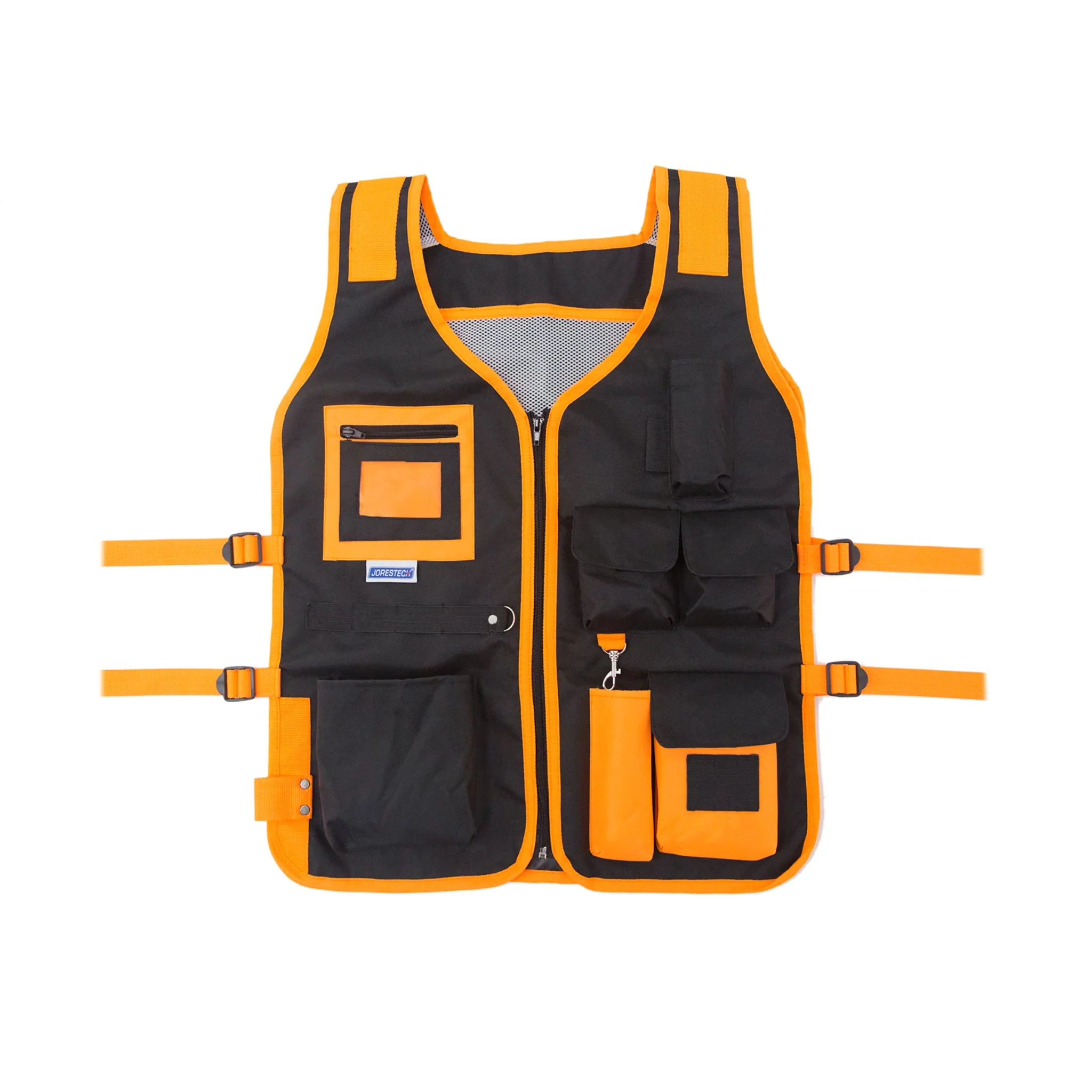 Hi-Vis Adjustable Tool Vest with Reflective Strips - Image 9