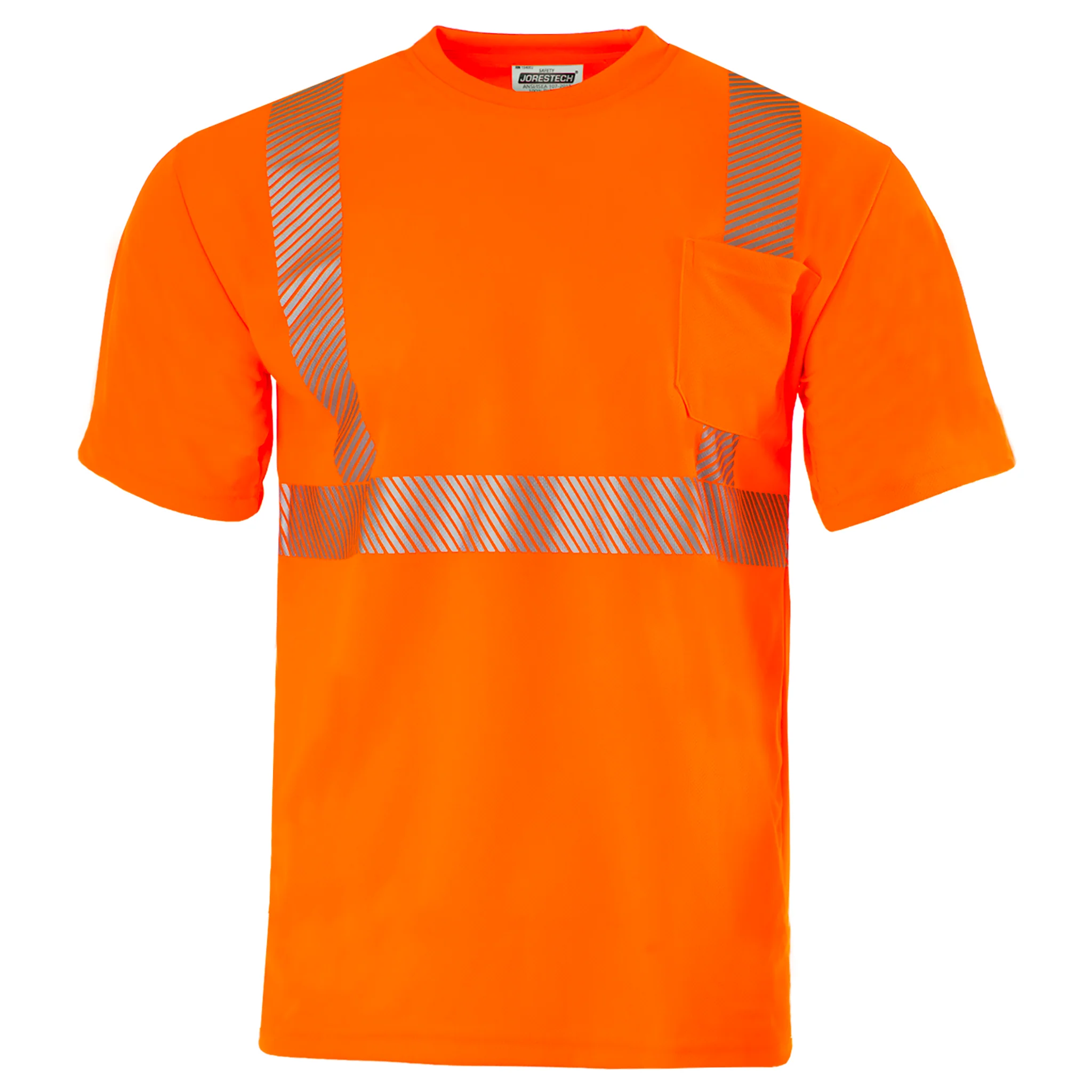 Jorestech Heat Transfer Reflective Safety Shirt with Pocket – Class 2 Compliant - Image 15
