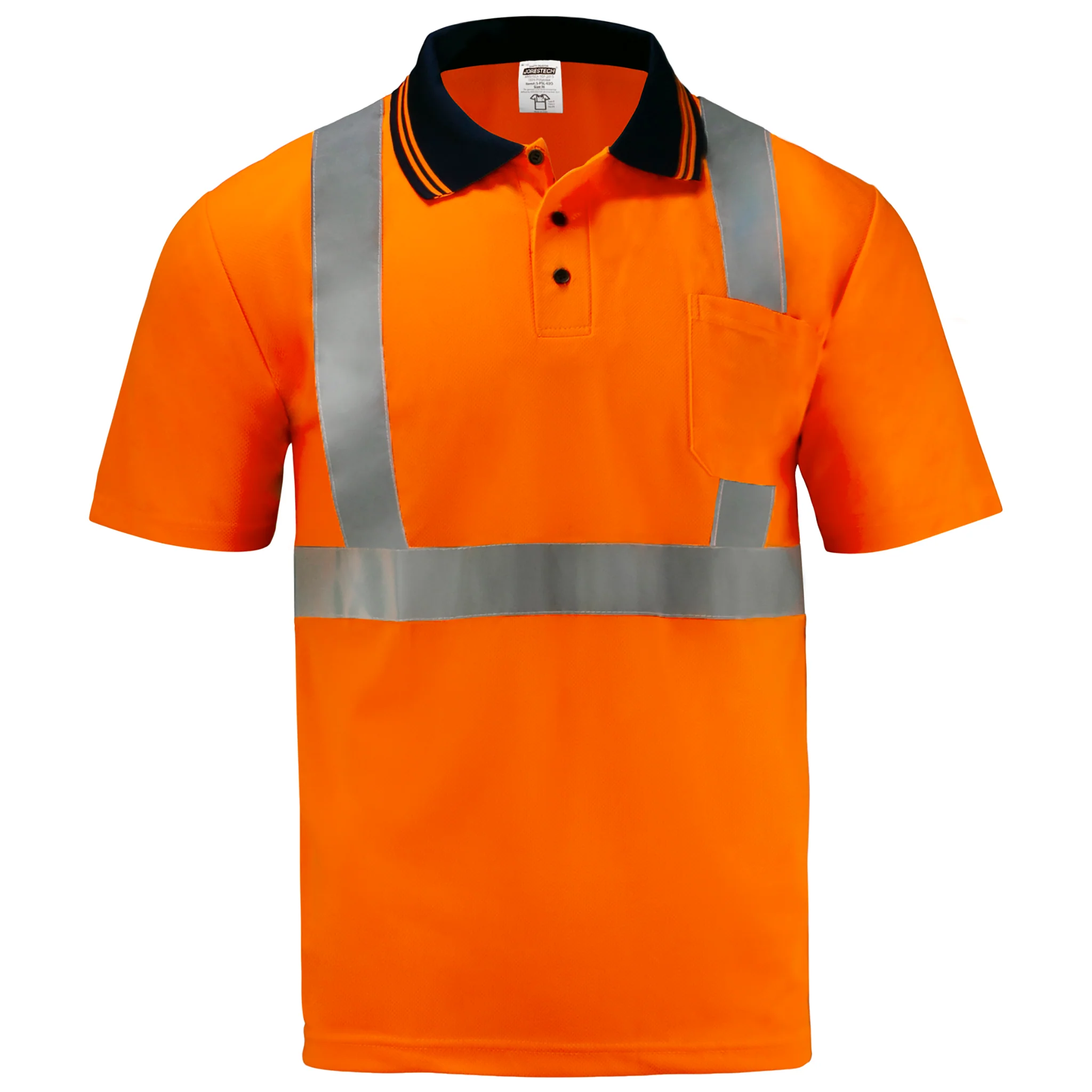 Hi-Vis Reflective Safety Polo Shirt - Image 13