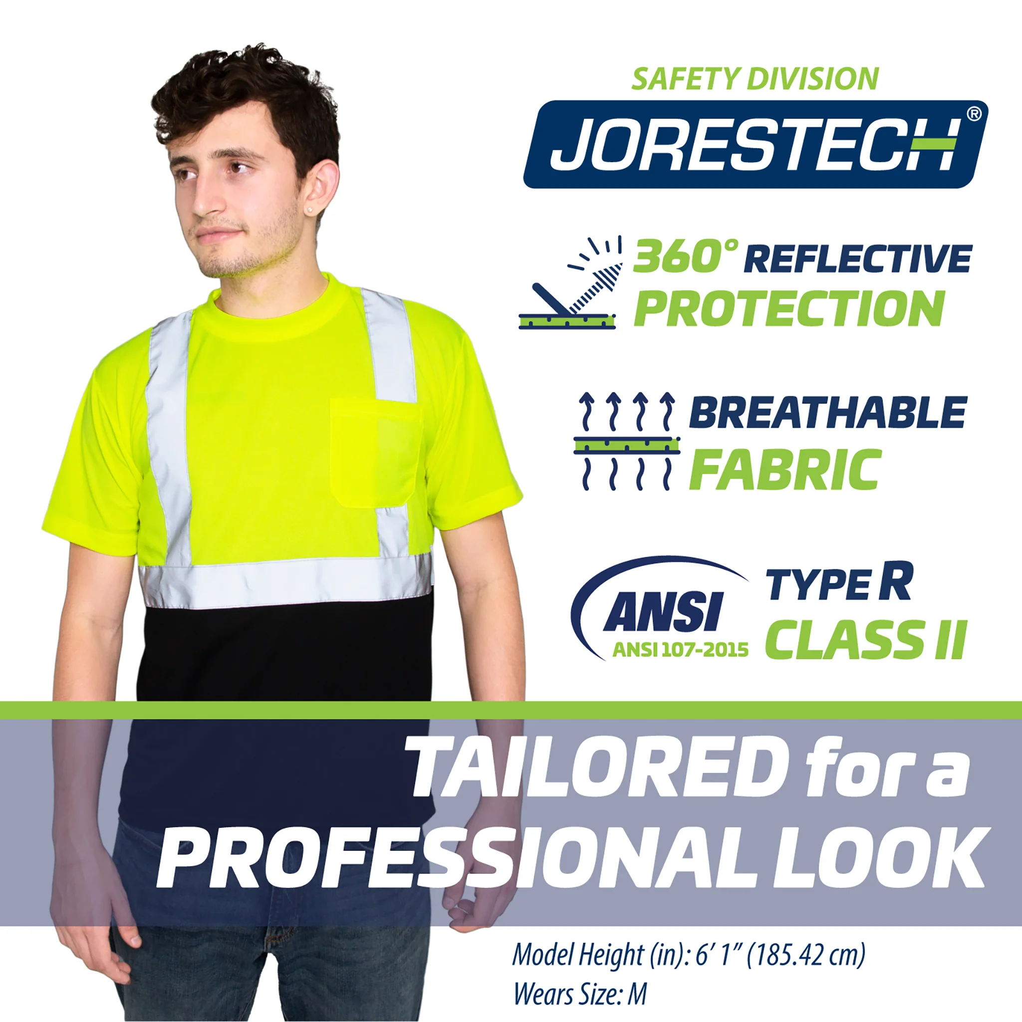 Hi-Vis Reflective Dirt-Concealing Safety Shirt - Image 8