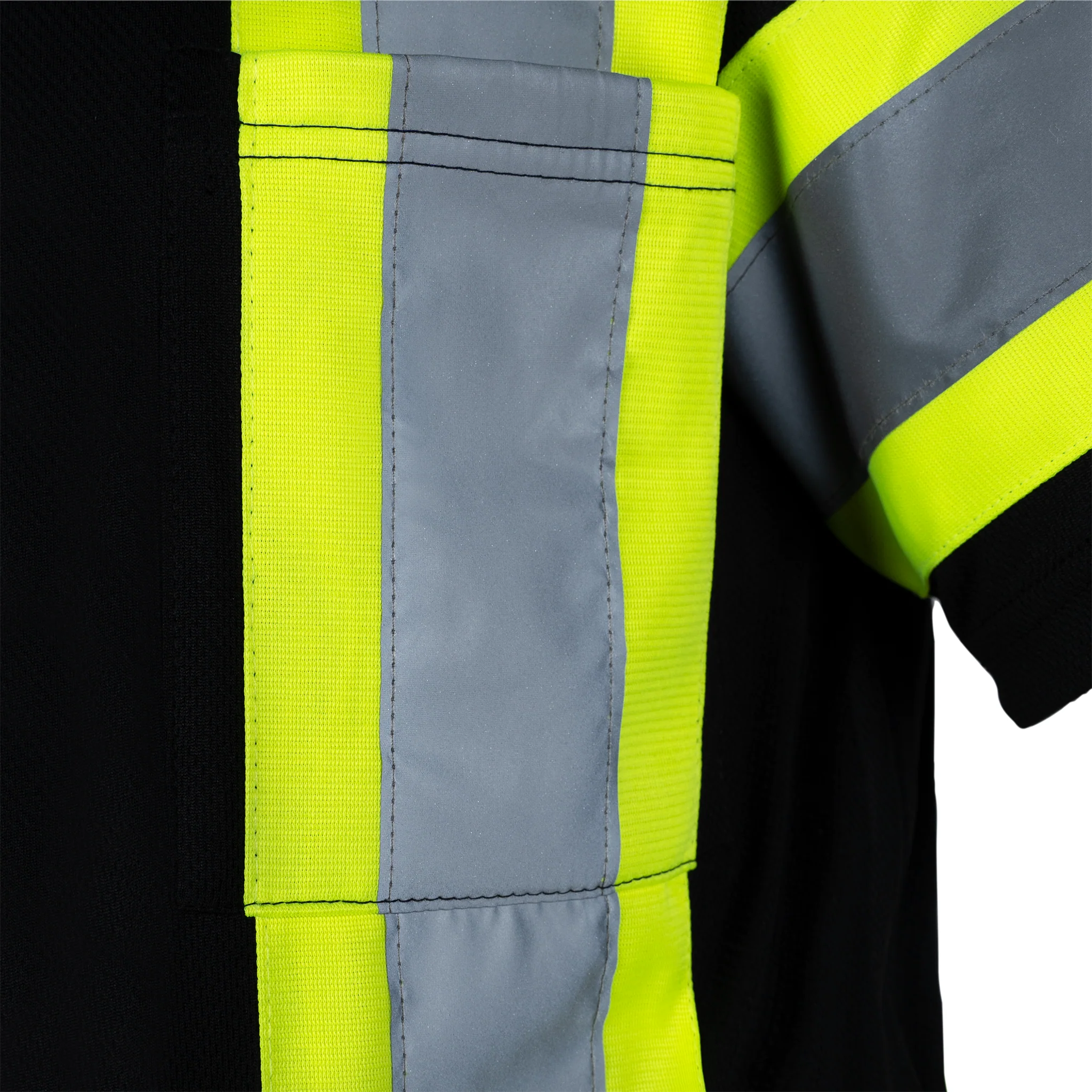 Hi-Vis Reflective Two-Tone Safety Polo Shirt - Image 11