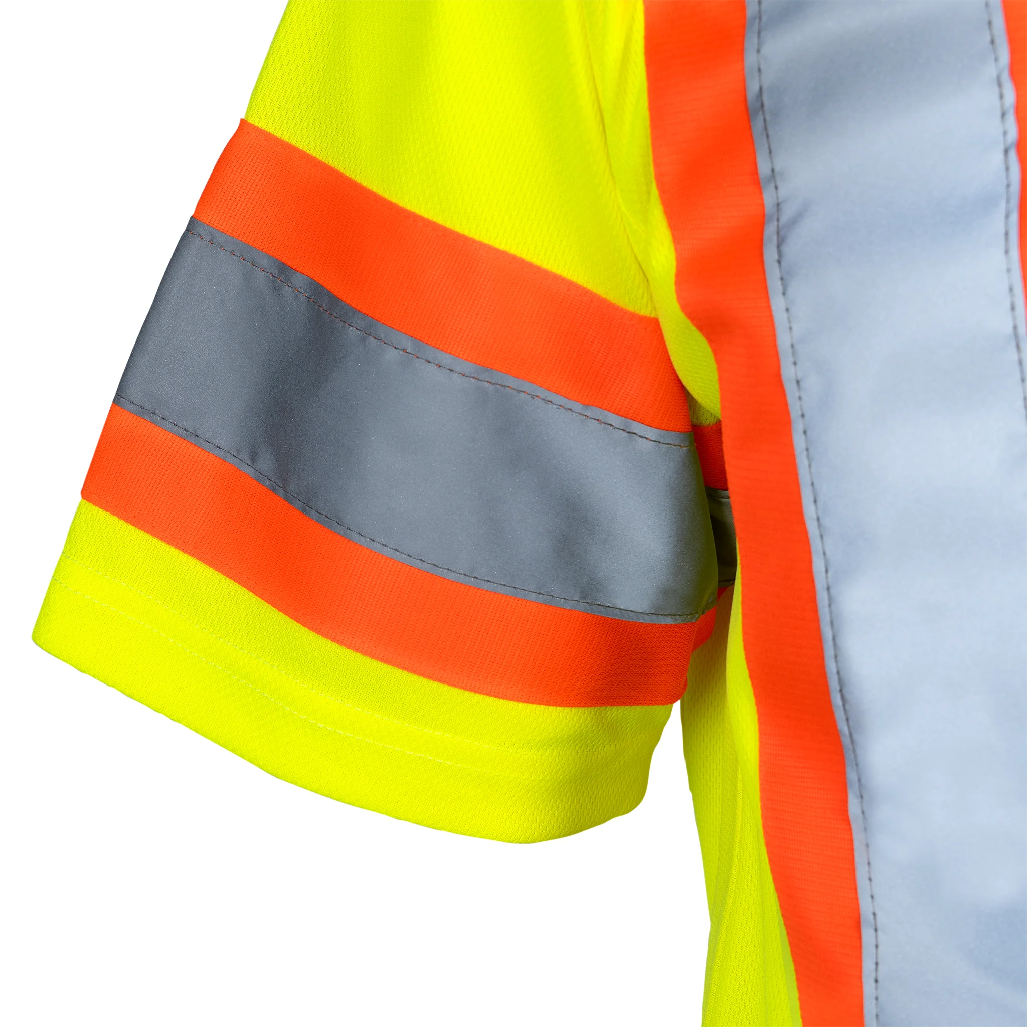 Hi-Vis Reflective Two-Tone Safety Polo Shirt - Image 17