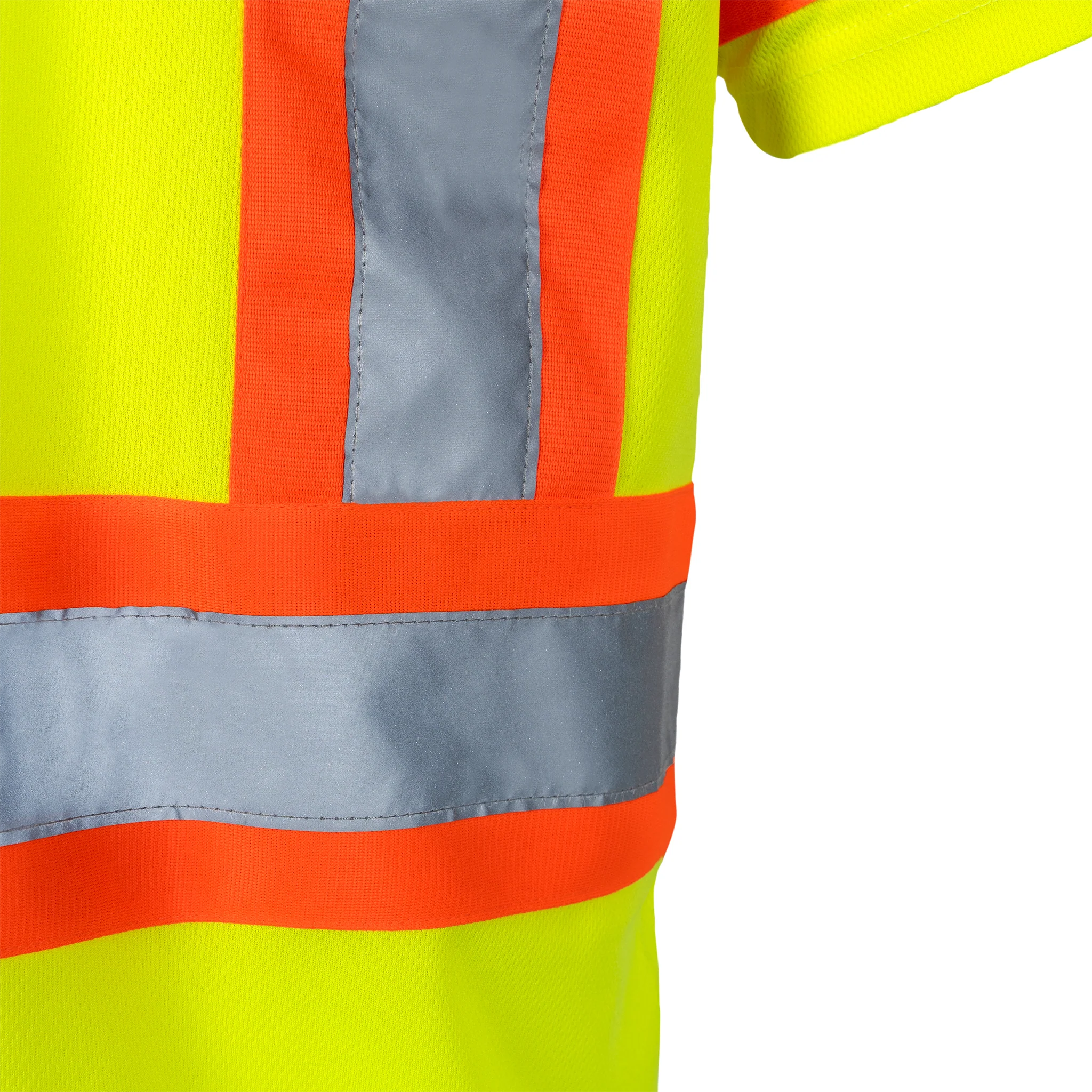Hi-Vis Reflective Two-Tone Safety Polo Shirt - Image 18