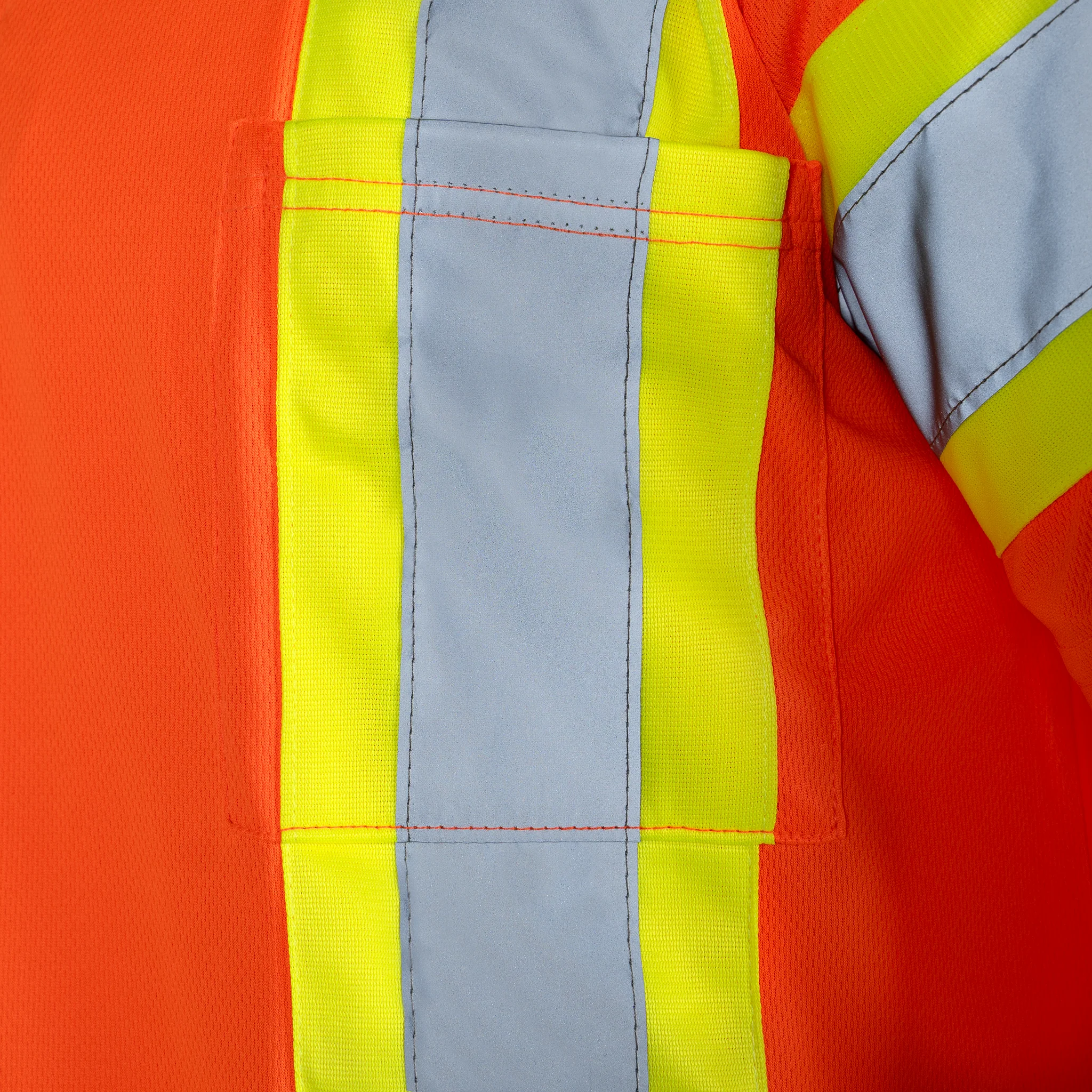 Hi-Vis Reflective Two-Tone Safety Polo Shirt - Image 27