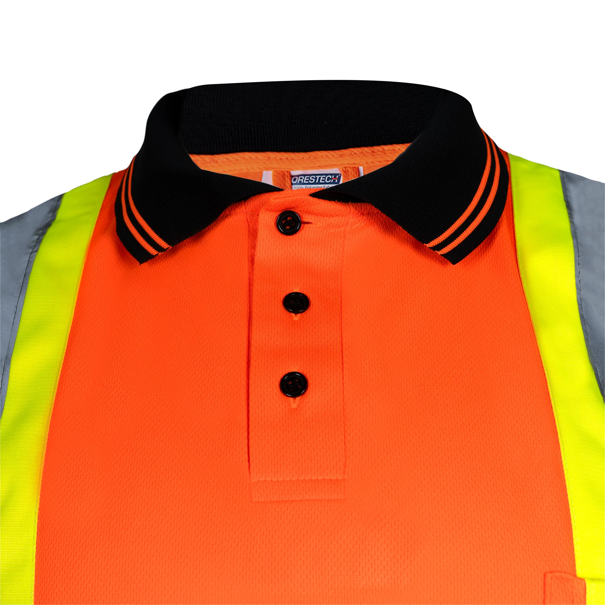 Hi-Vis Reflective Two-Tone Safety Polo Shirt - Image 28
