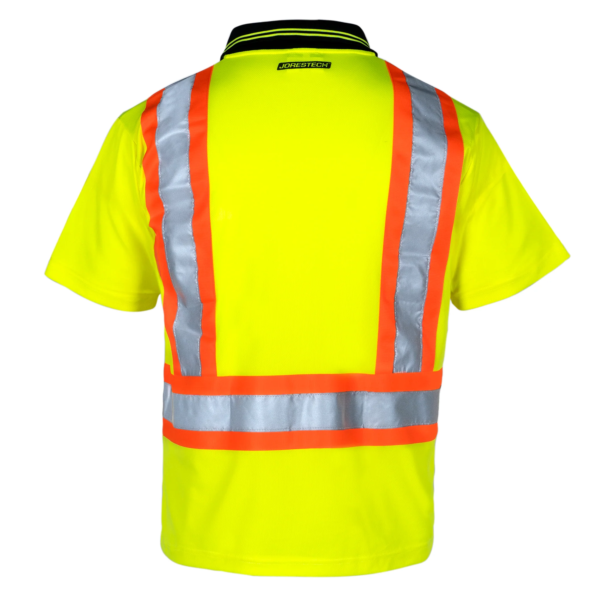 Hi-Vis Reflective Two-Tone Safety Polo Shirt - Image 12