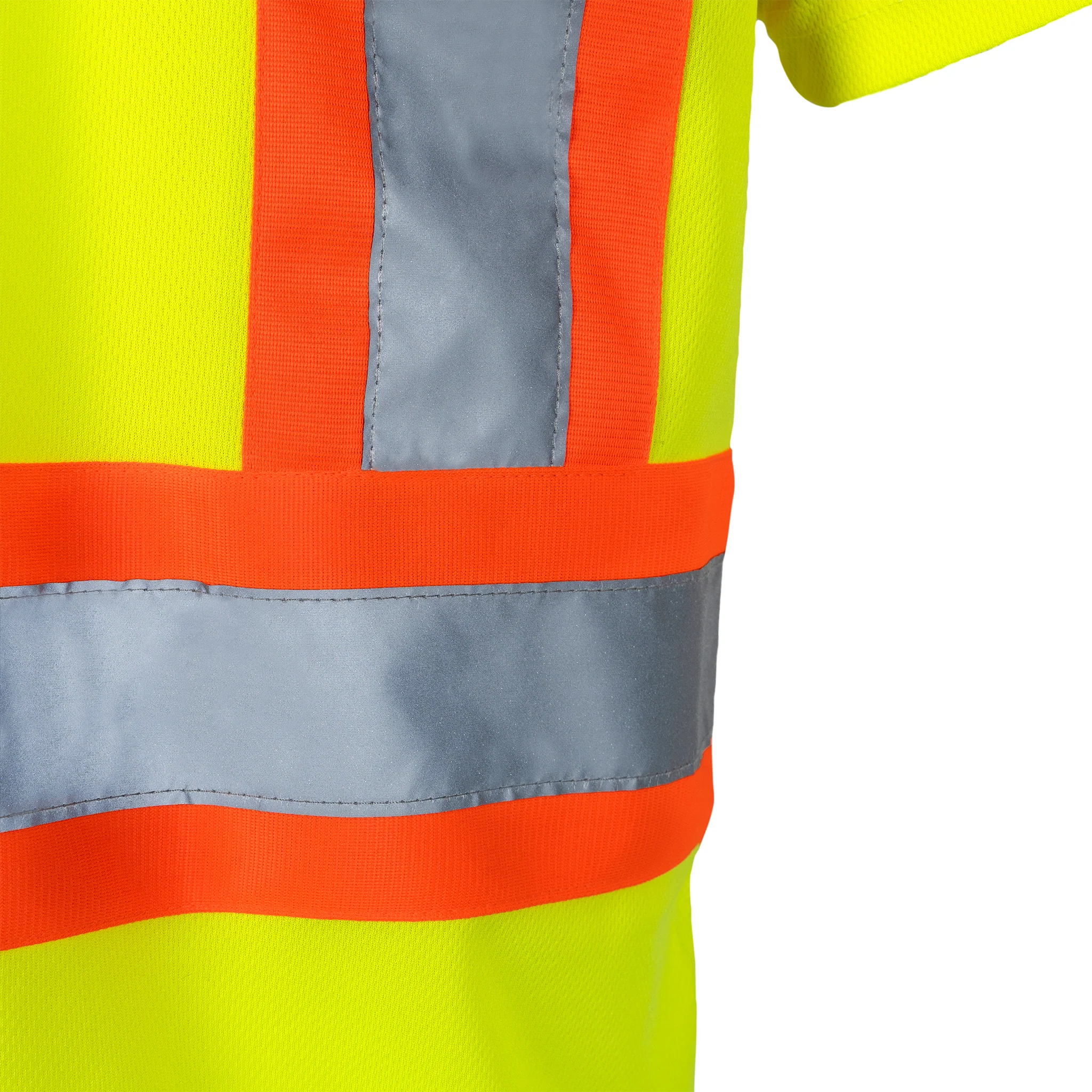 Hi-Vis Reflective Two-Tone Safety Polo Shirt - Image 13