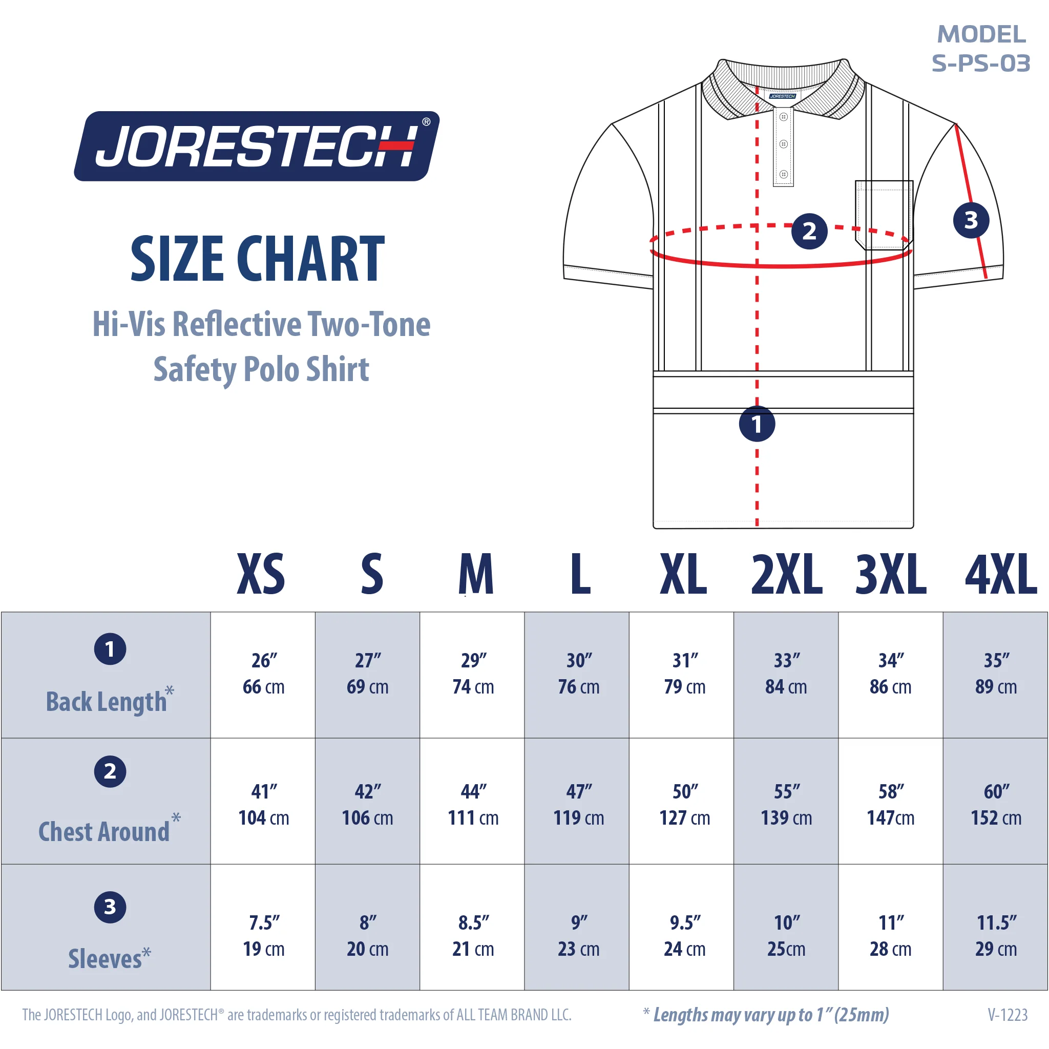 Hi-Vis Reflective Two-Tone Safety Polo Shirt - Image 3