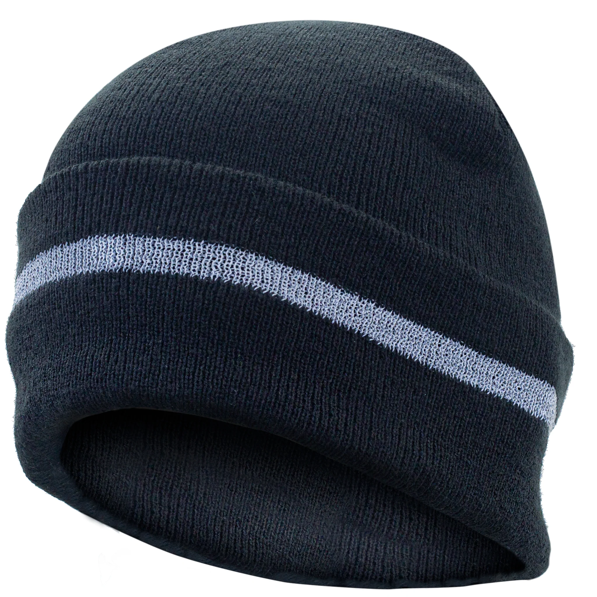 Hi-Vis Safety Beanie with Reflective Stripe - Image 6