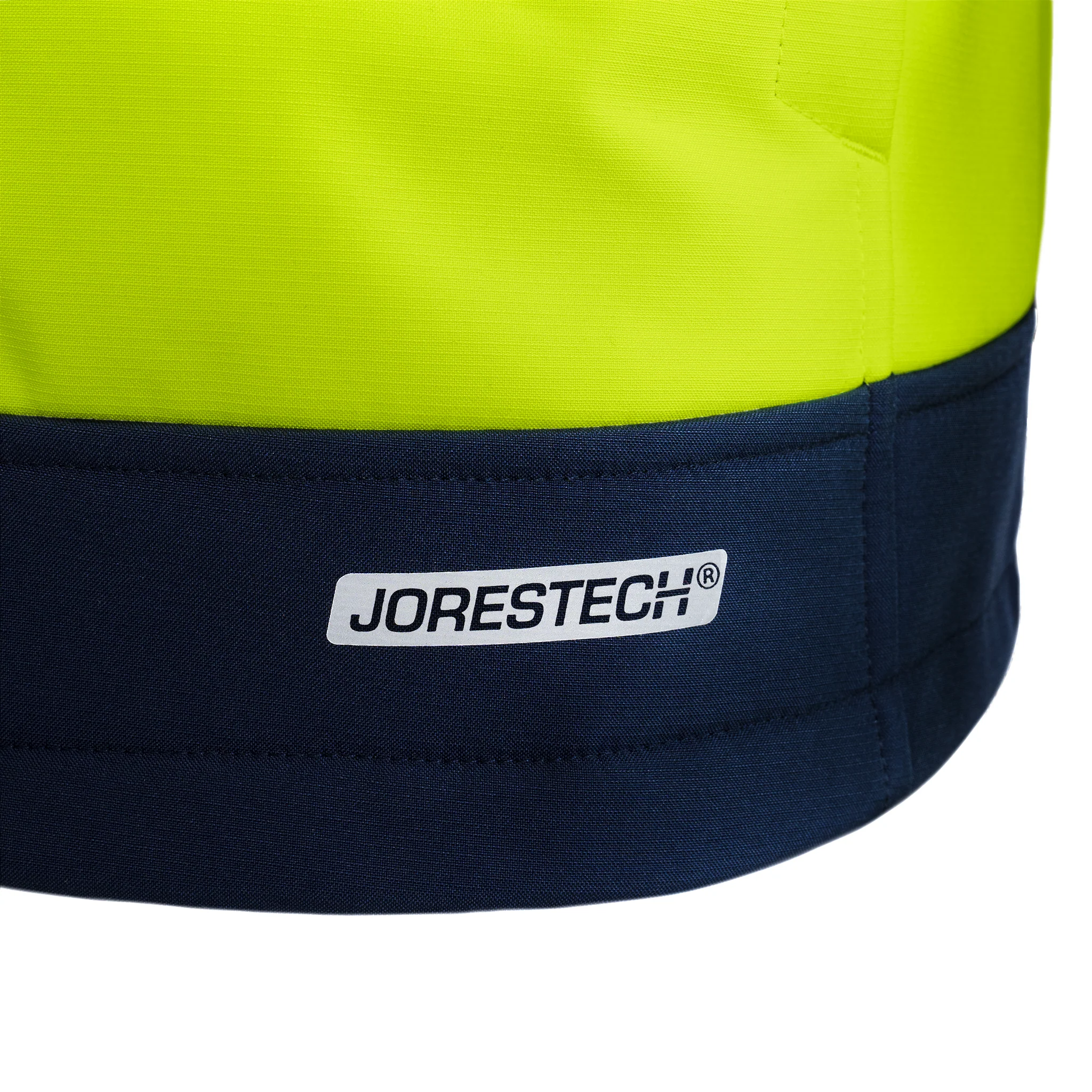 Hi-Vis Softshell Water Repellent Fleece Lined Safety Jacket with Reflective Strips - Image 6