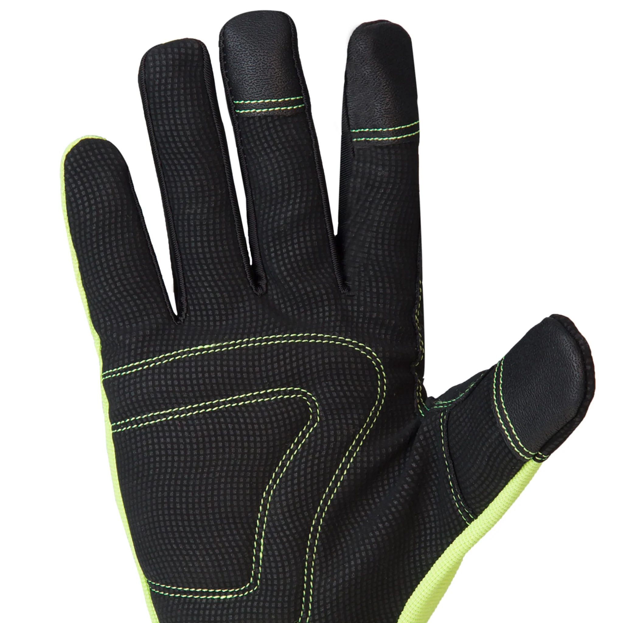 Hi-Vis Touchscreen Safety Work Gloves - Image 5