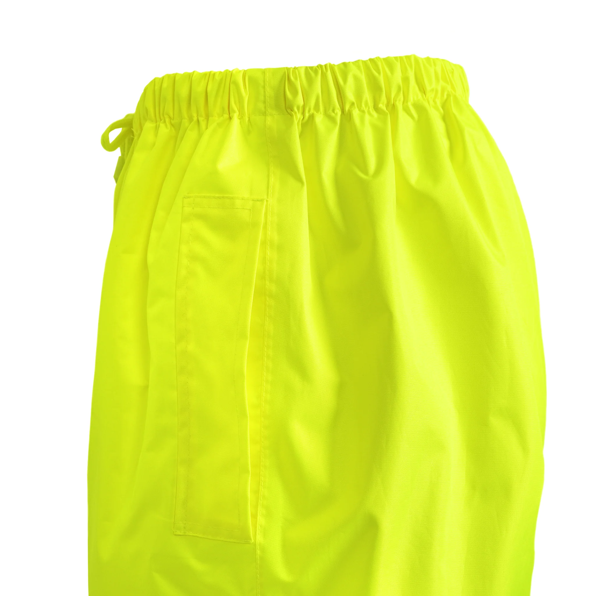 Hi-Vis Two Tone Orange/Black Rain Pants with Reflective Strips - Image 15