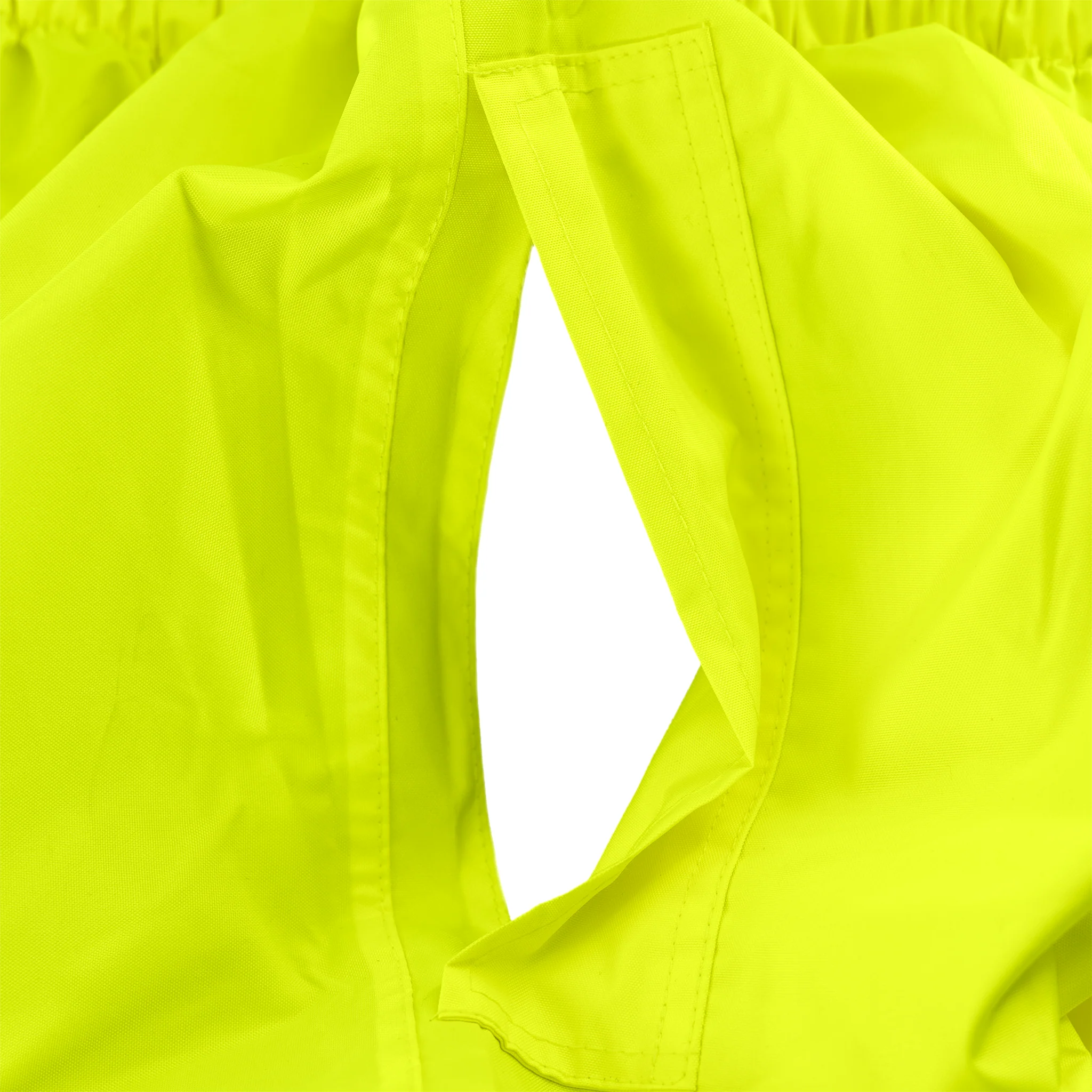 Hi-Vis Two Tone Orange/Black Rain Pants with Reflective Strips - Image 19