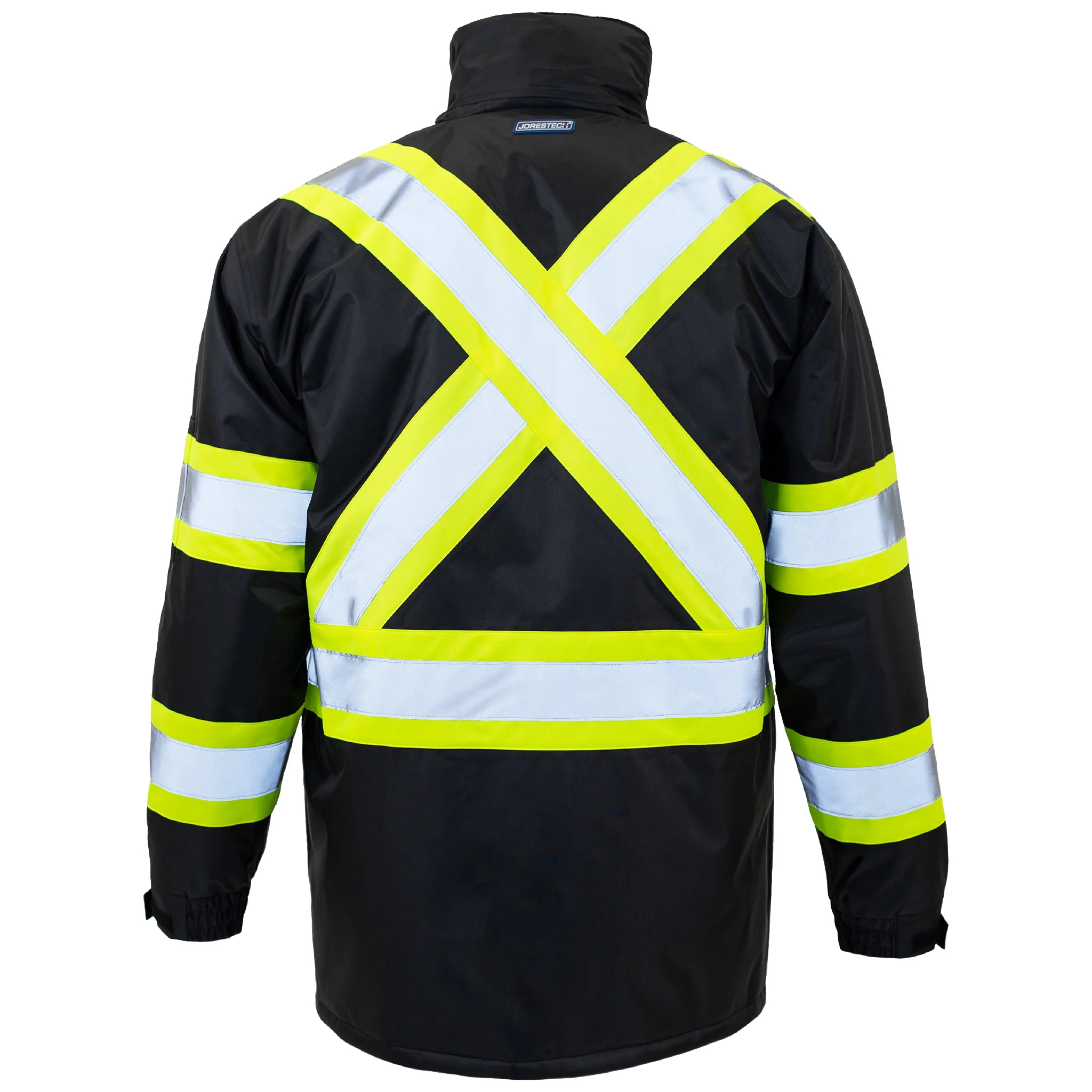 Hi-Vis Two-Tone Safety Jacket with Reflective Stripes - Image 3