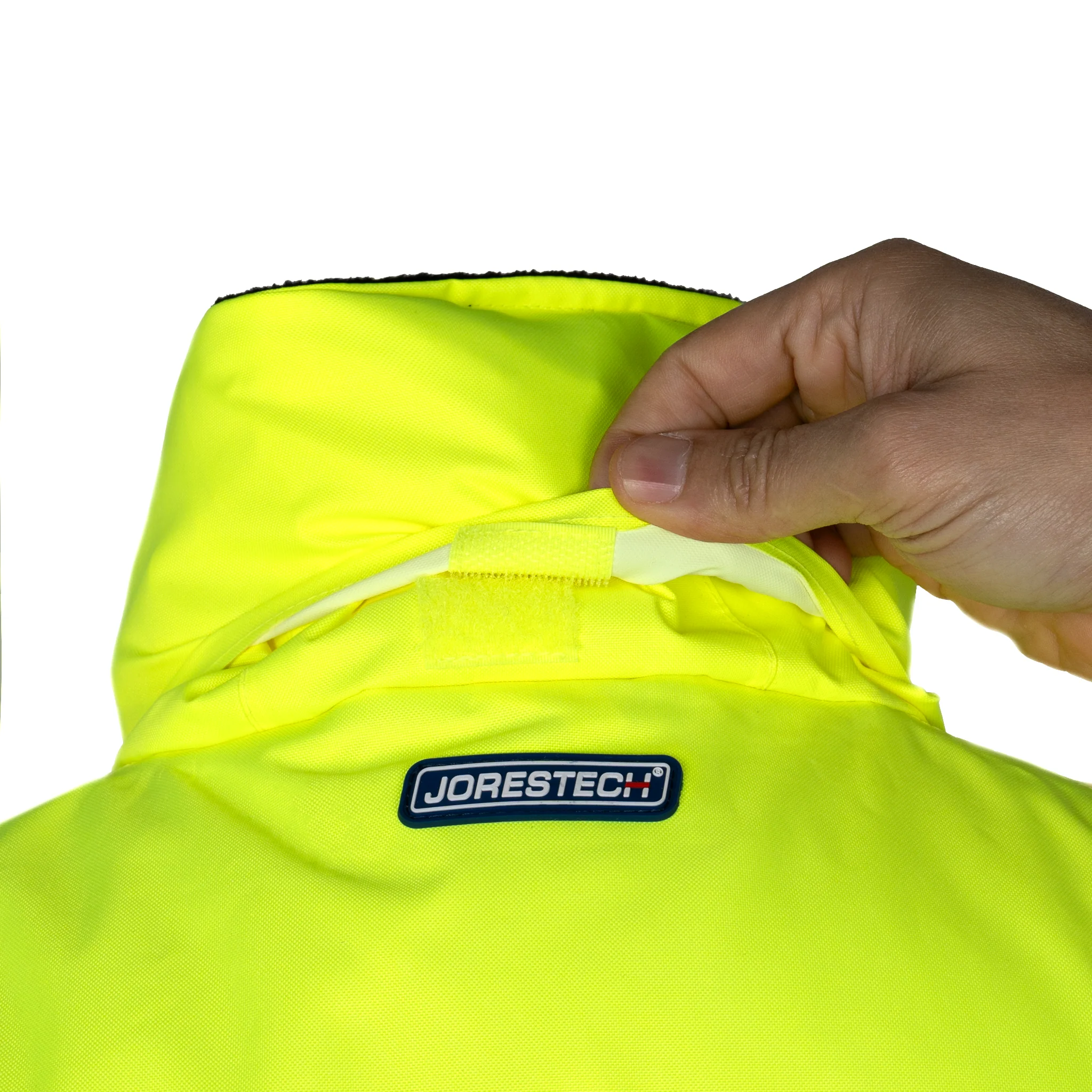 Hi-Vis Two Tone Safety Jacket with Reflective Tapes and Pink Contrast - Image 9