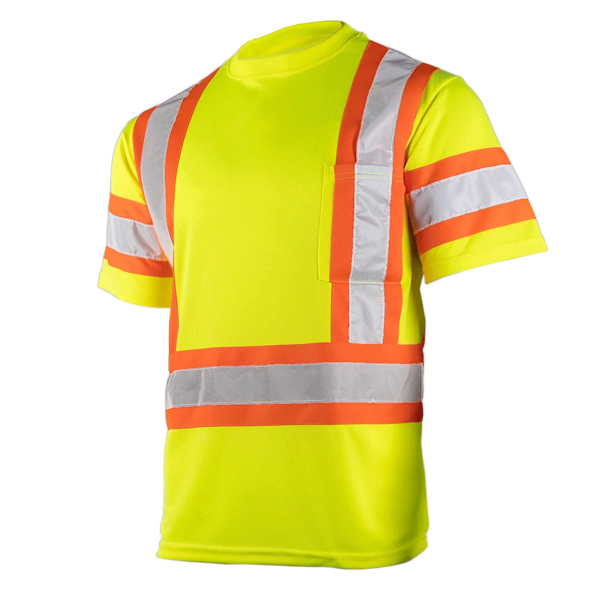 Hi-Vis X-Back Class 3 Reflective Two-Tone Safety Shirt - Image 3