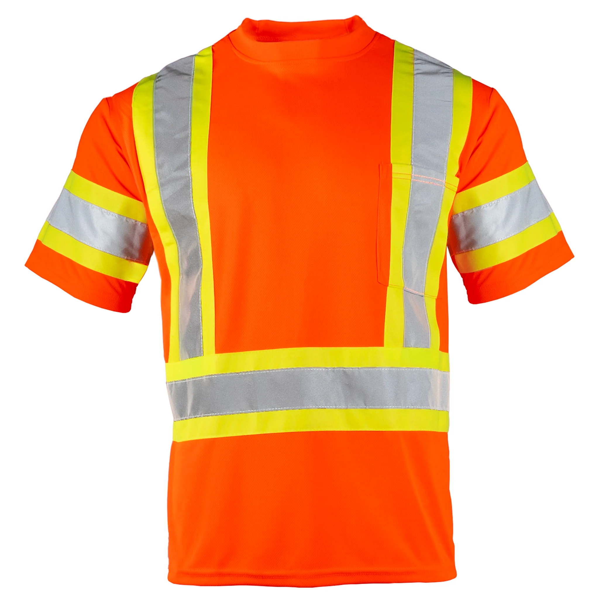 Hi-Vis X-Back Class 3 Reflective Two-Tone Safety Shirt - Image 5