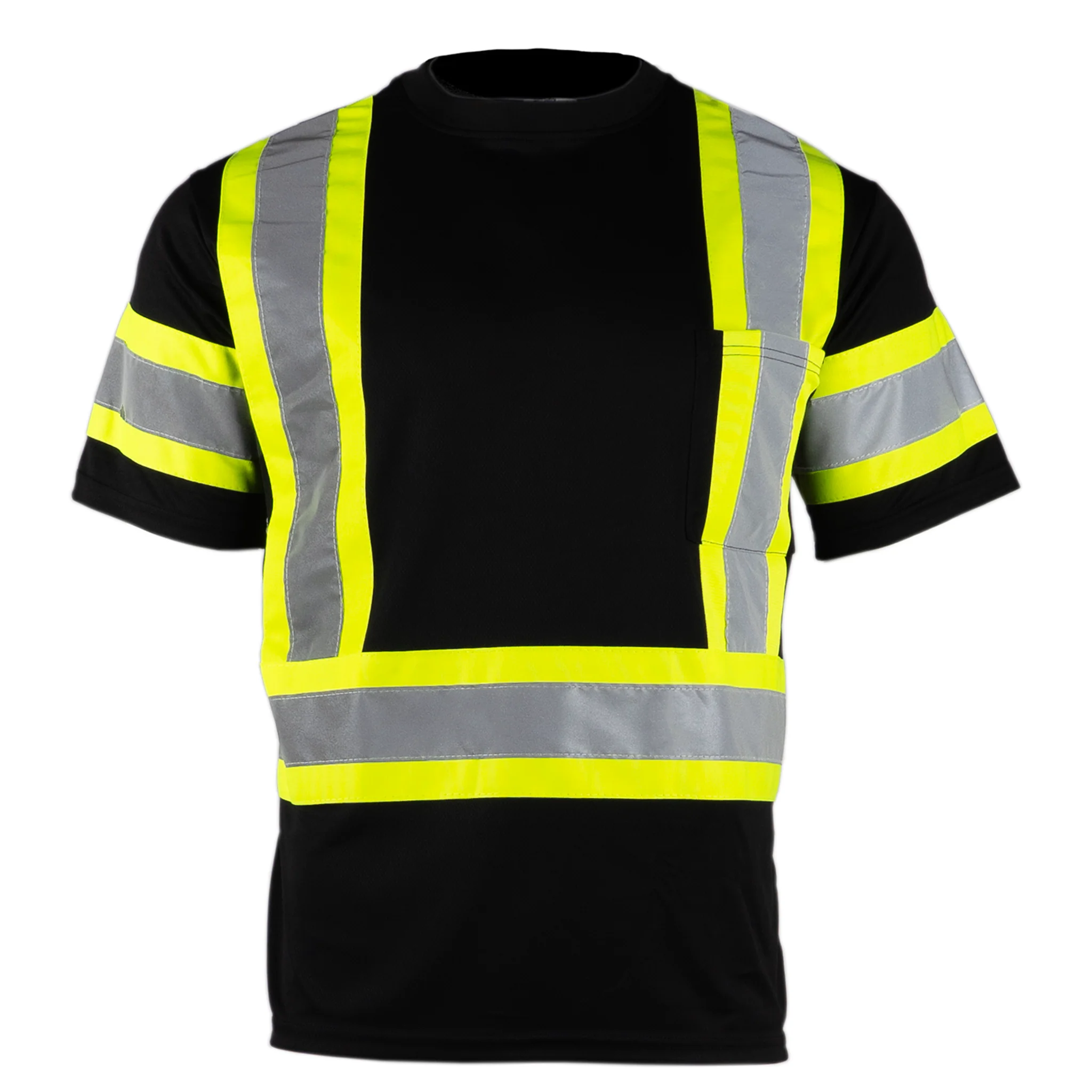 Hi-Vis X-Back Class 3 Reflective Two-Tone Safety Shirt - Image 9
