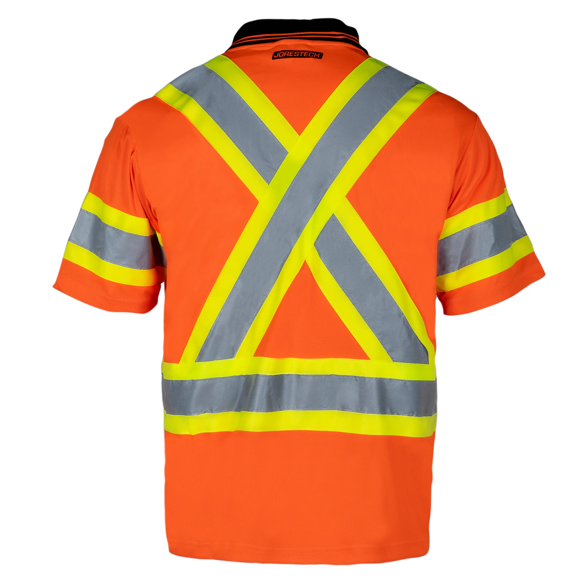 Hi-Vis X-Back Reflective Two-Tone Safety Polo Shirt - Image 24