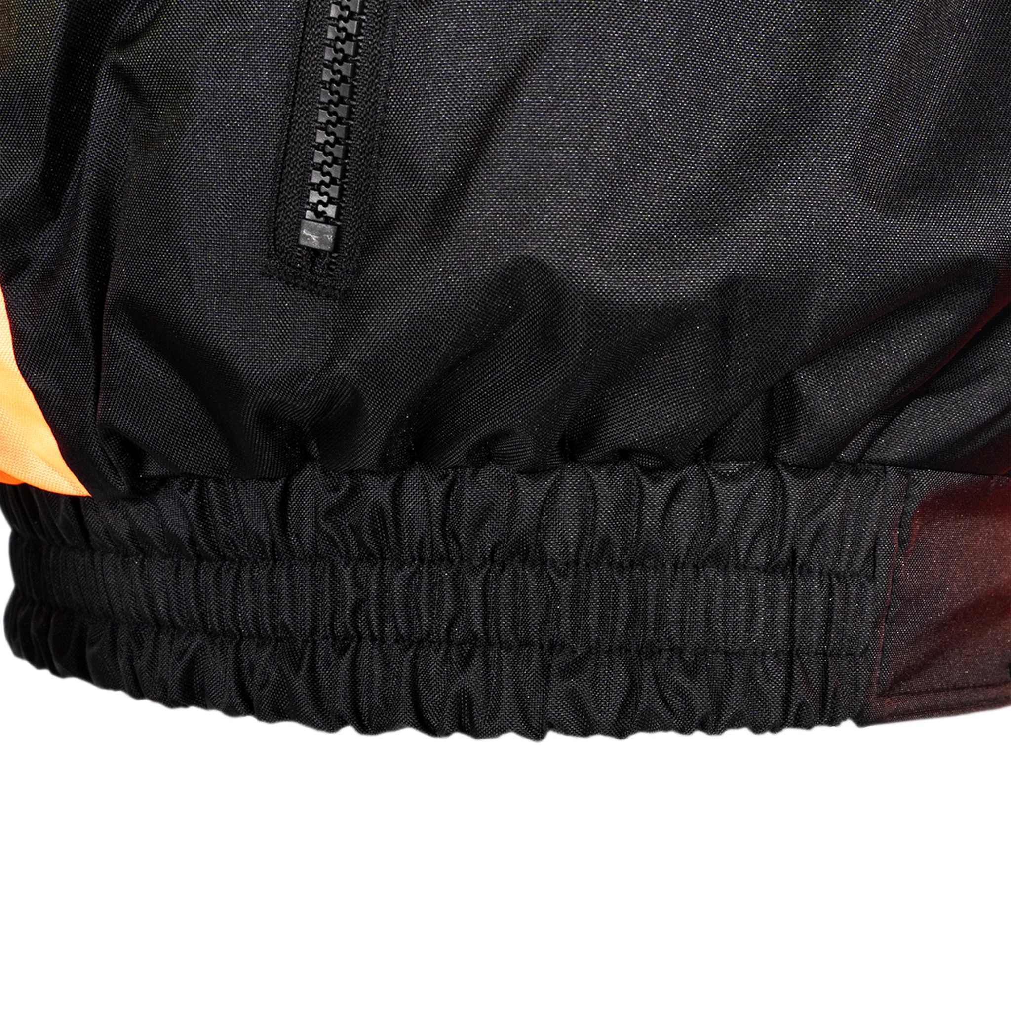 Hi-Vis X-Back Two-Tone Safety Bomber Jacket with Sherpa Faux Fleece - Image 12