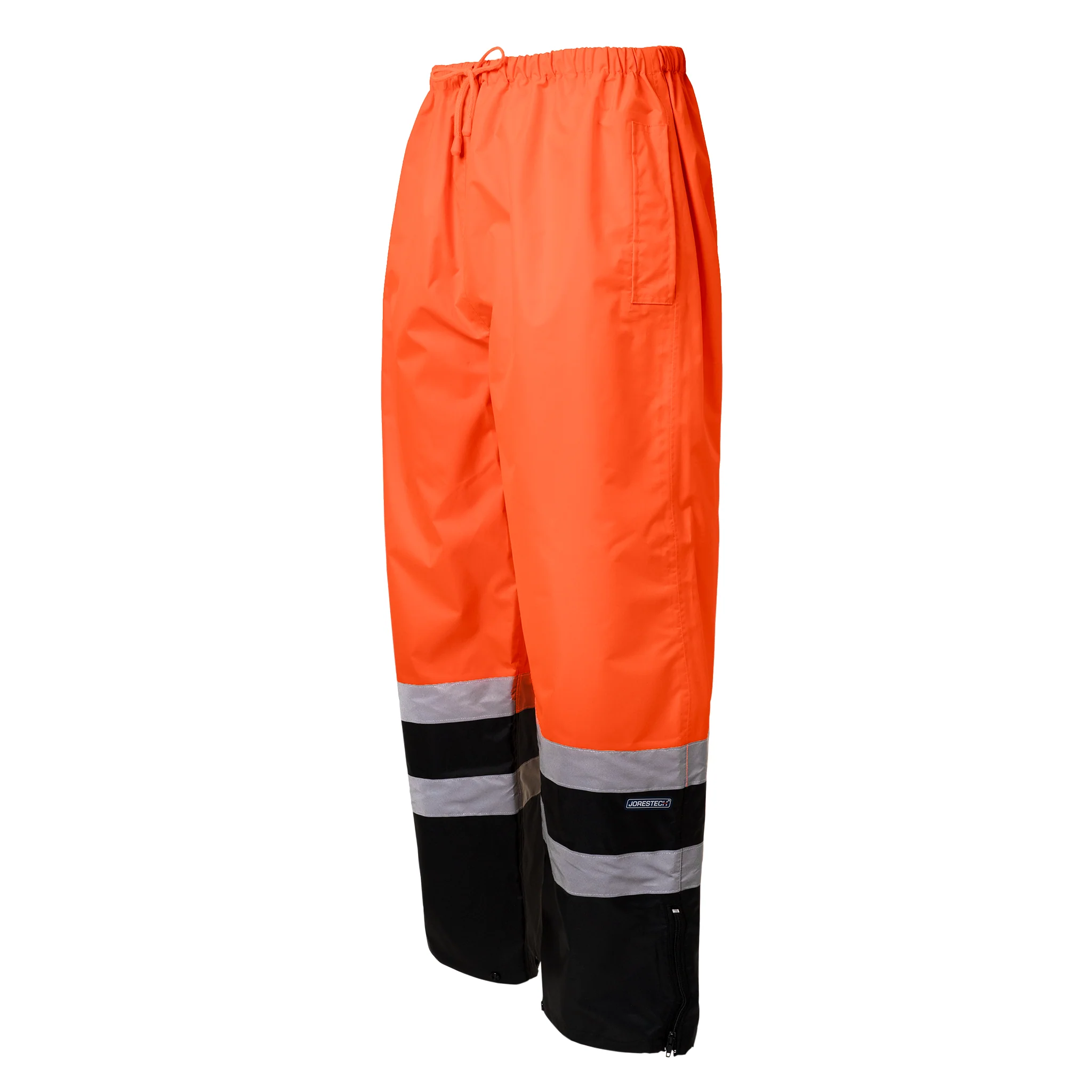 Hi-Vis Yellow/Black Rain Pants with Reflective Strips - Image 14