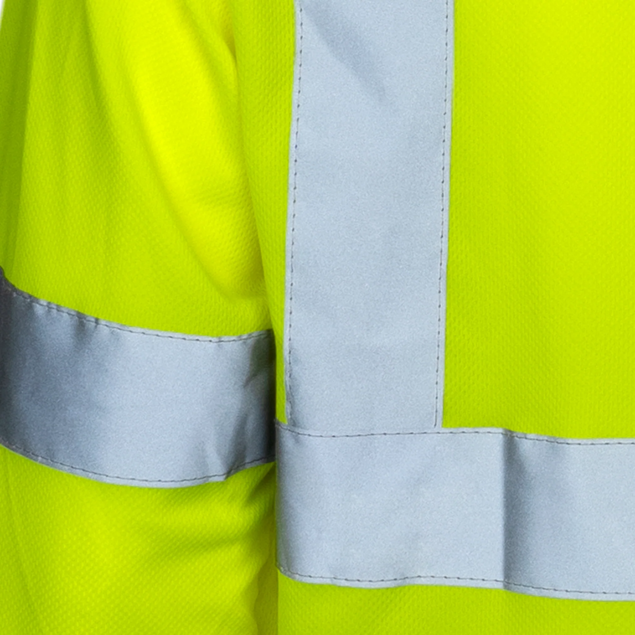 High Visibility Long Sleeve Safety Shirt With Reflective Strips and Hoodie - Image 7