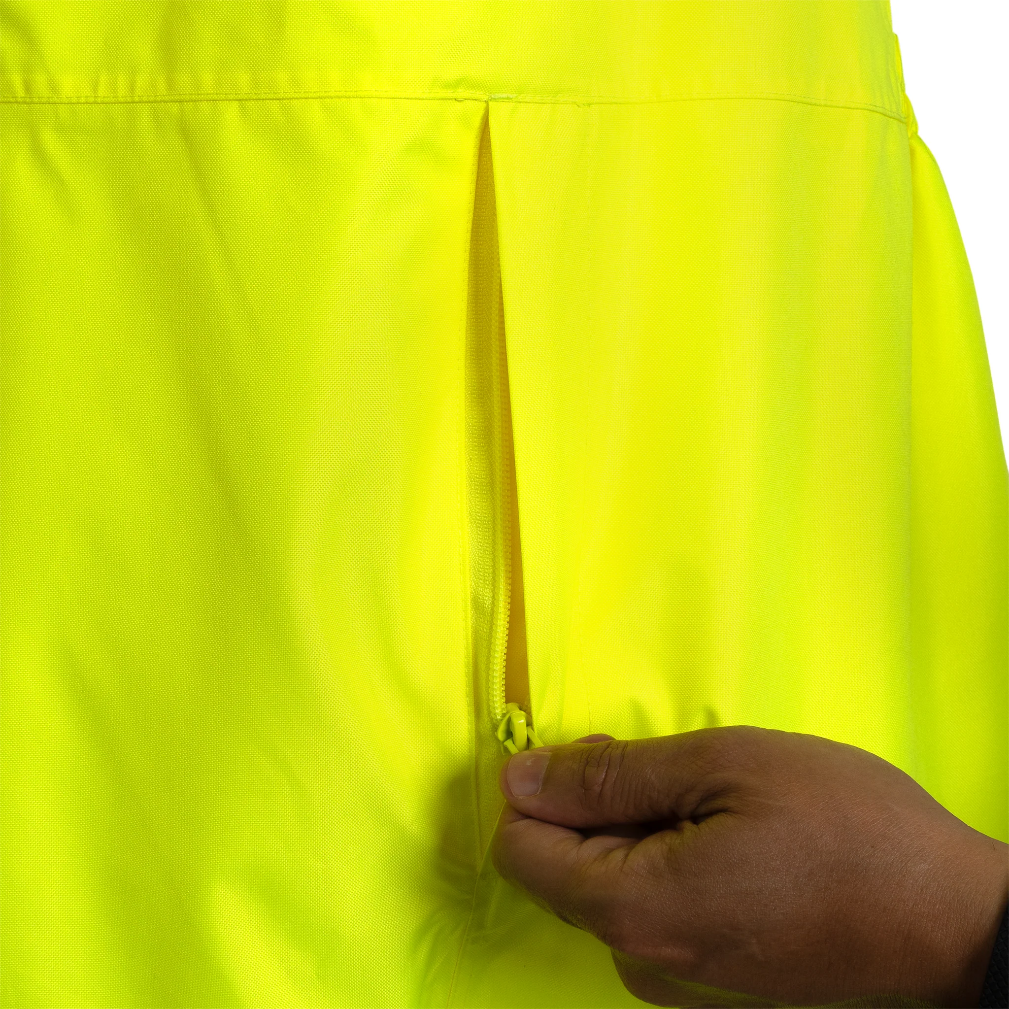 High Visibility Waterproof Safety Overall Pants with Reflective Stripes - Image 13