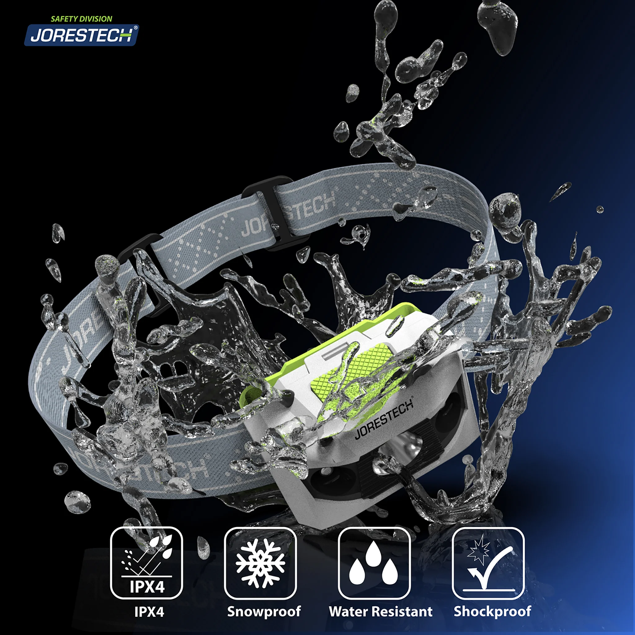 LED Water Resistant Headlamp Flashlight - Image 16