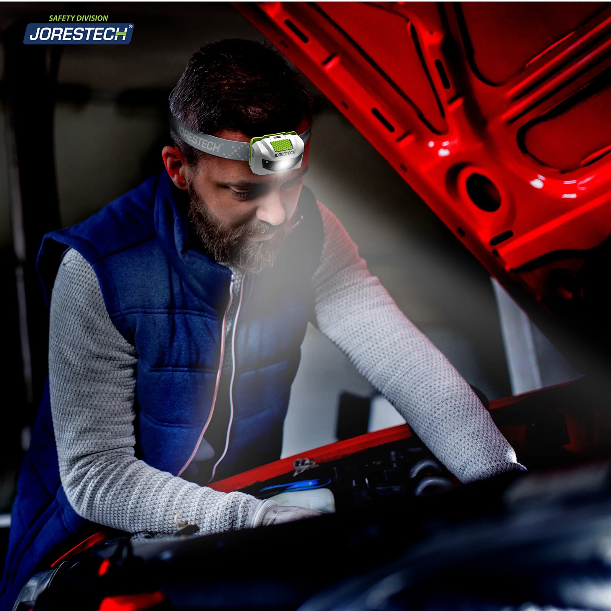 LED Water Resistant Headlamp Flashlight - Image 18
