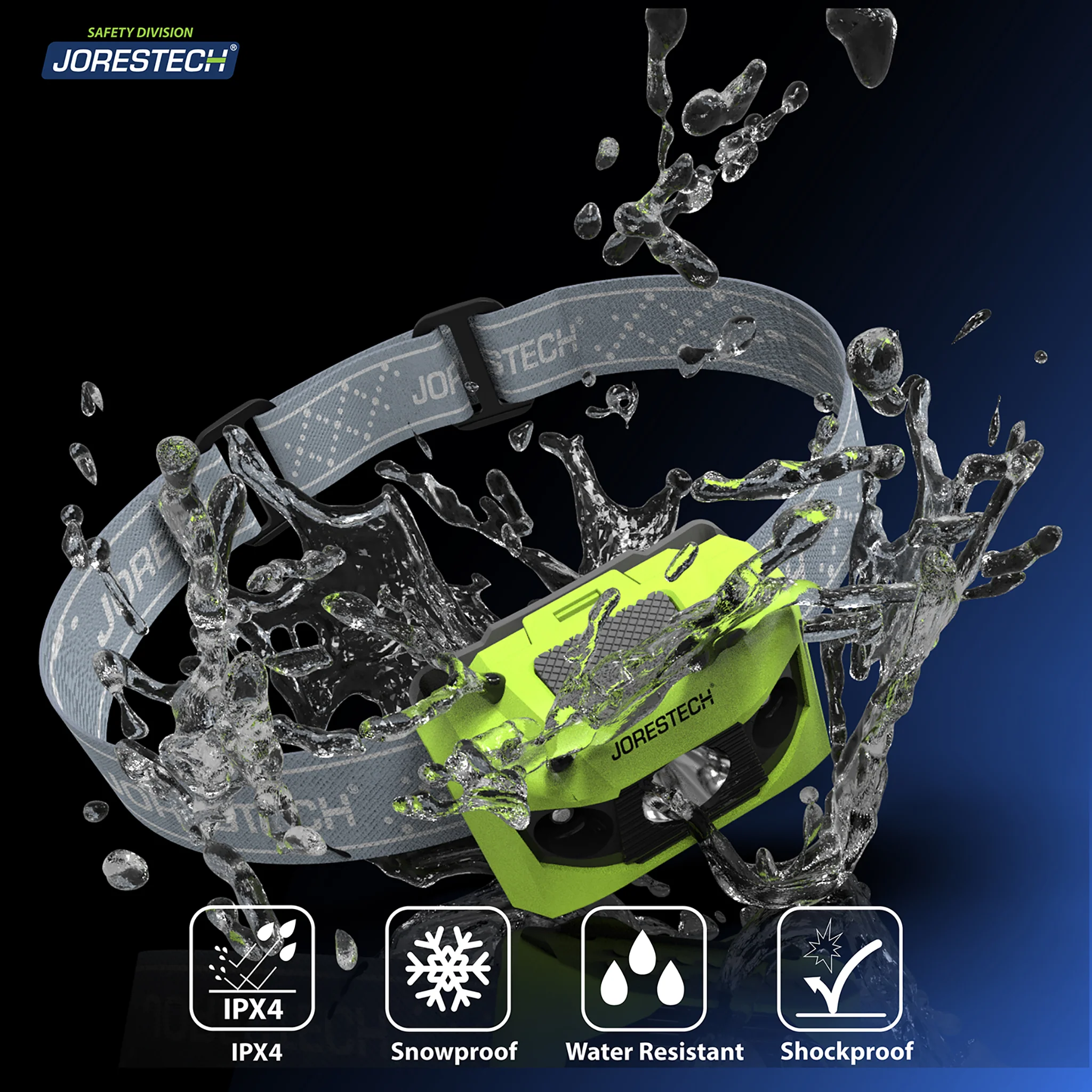 LED Water Resistant Headlamp Flashlight - Image 4