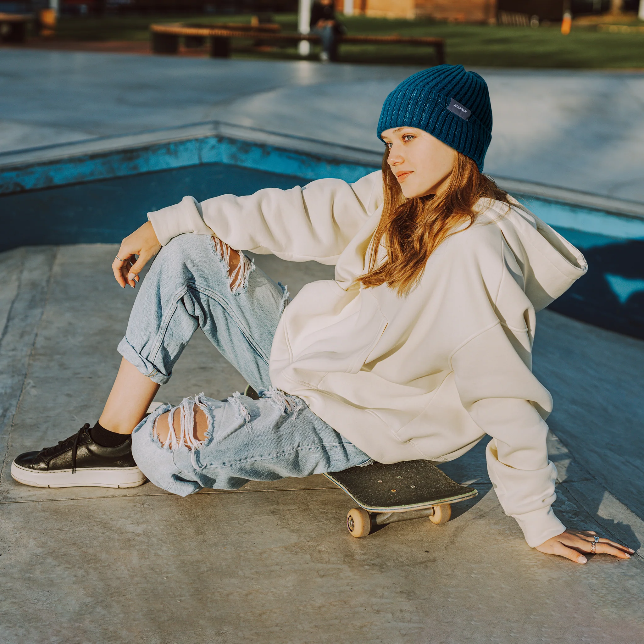 Safety Beanie with Reflective Stitching - Image 5