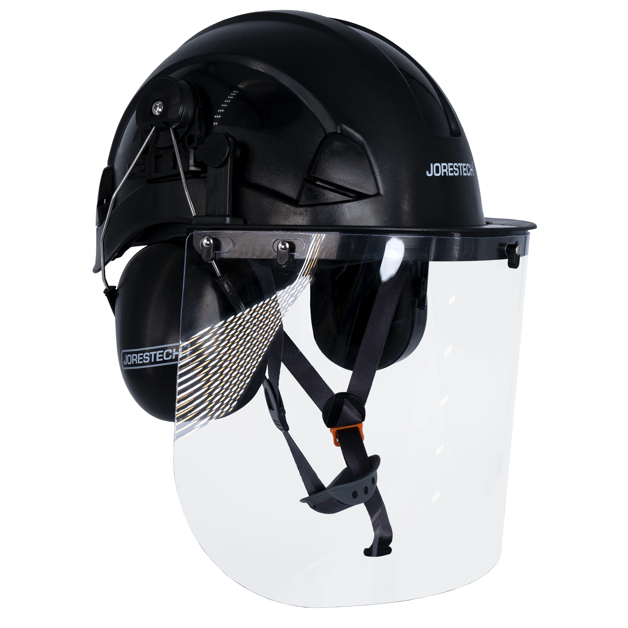 Safety Helmet System with Face Shield and Earmuffs - Image 13