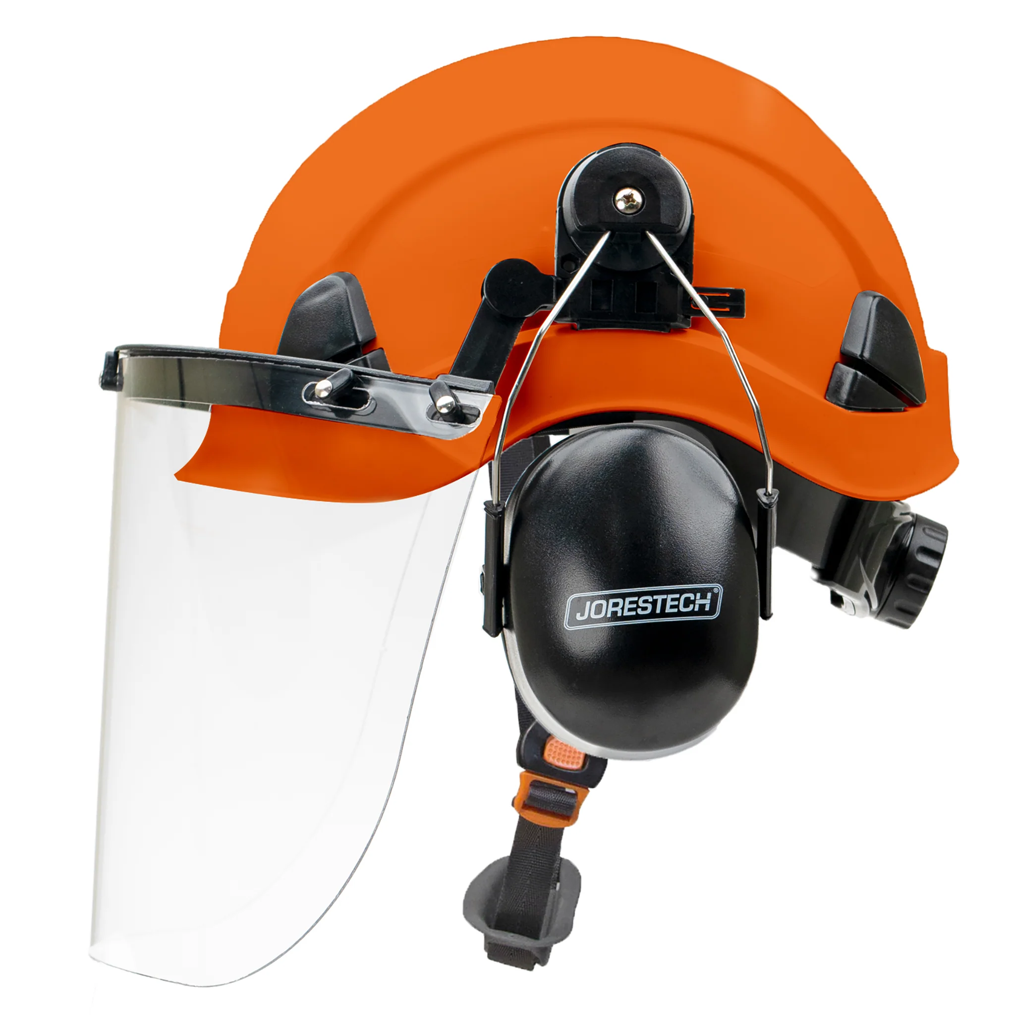 Safety Helmet System with Face Shield and Earmuffs - Image 7