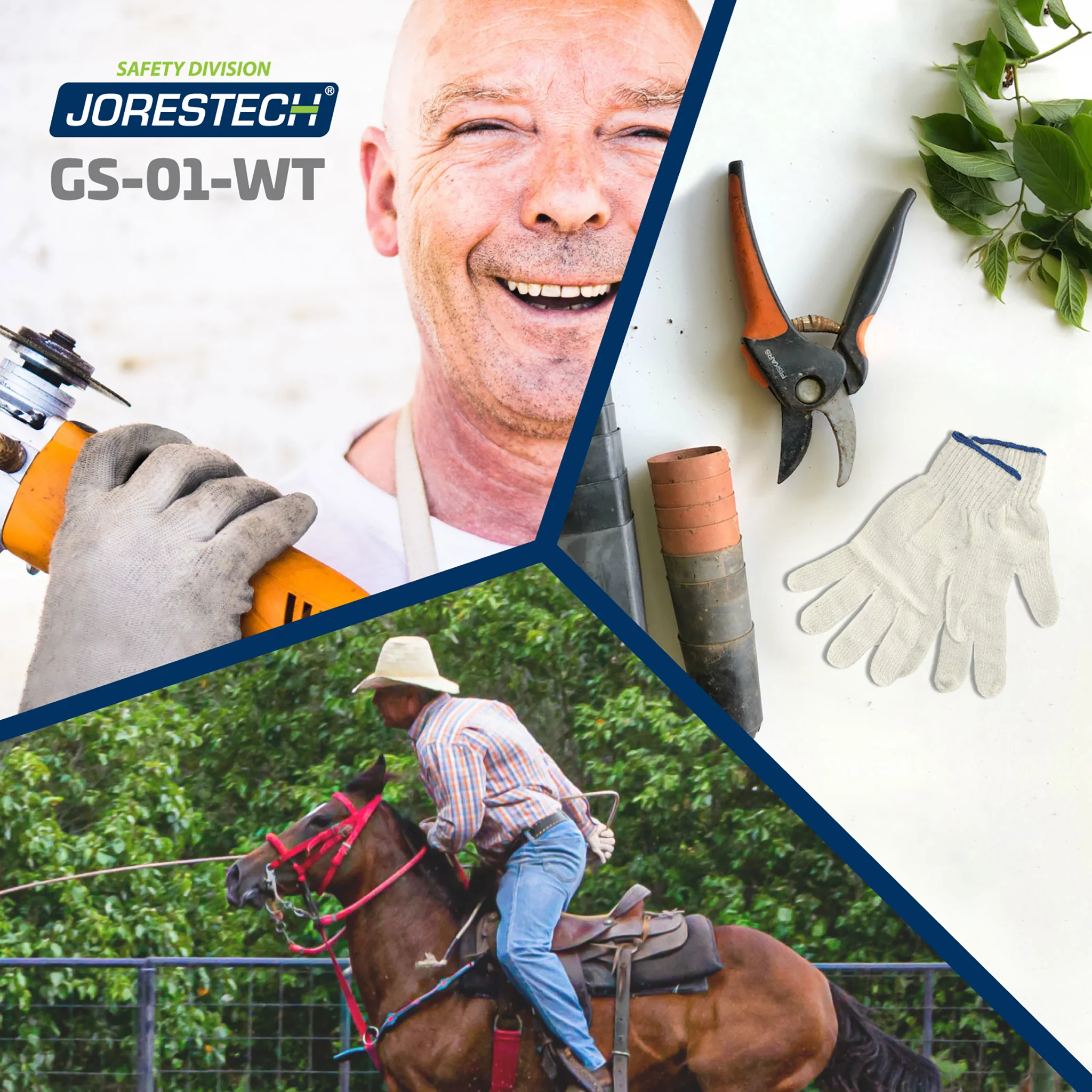 Safety Knitted Multi-Purpose Gloves – Pack of 12 - Image 4