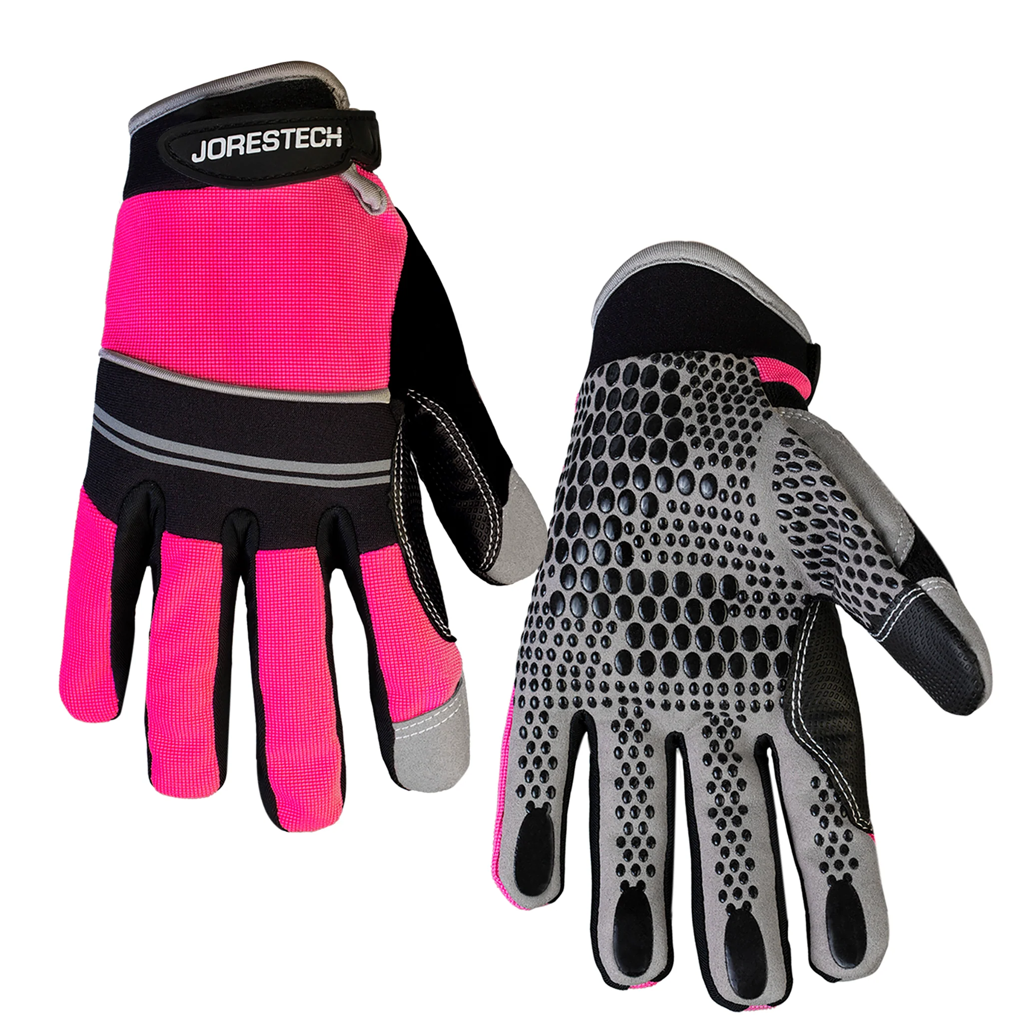 Safety Work Gloves with Anti-Slip Silicone Dotted Palms - Image 11