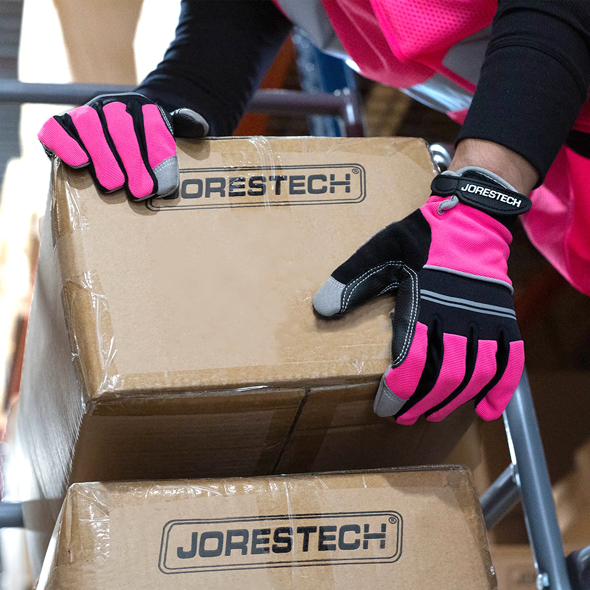 Safety Work Gloves with Anti-Slip Silicone Dotted Palms - Image 14