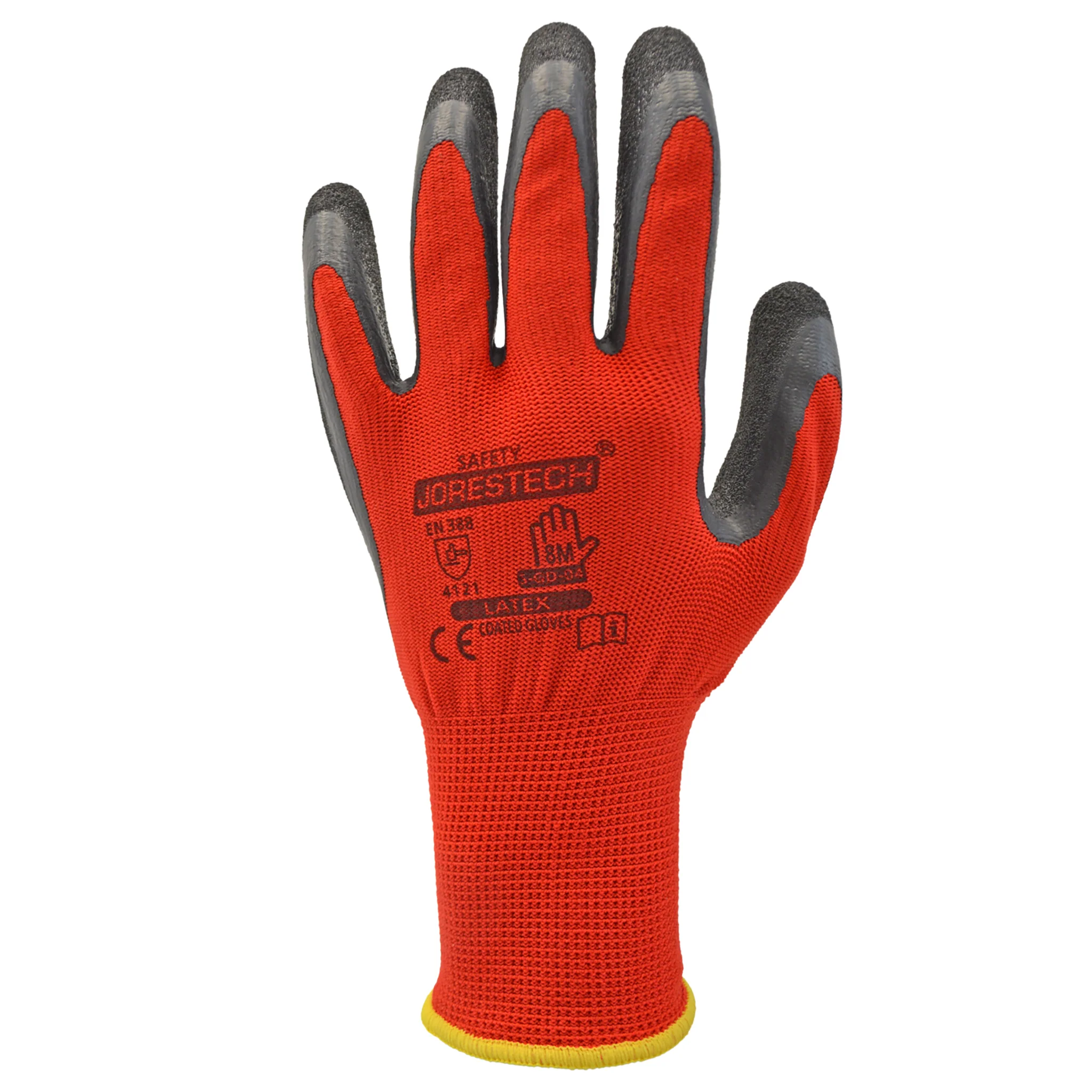 Safety Work Gloves with Latex Dipped Palms – Pack of 12 - Image 5