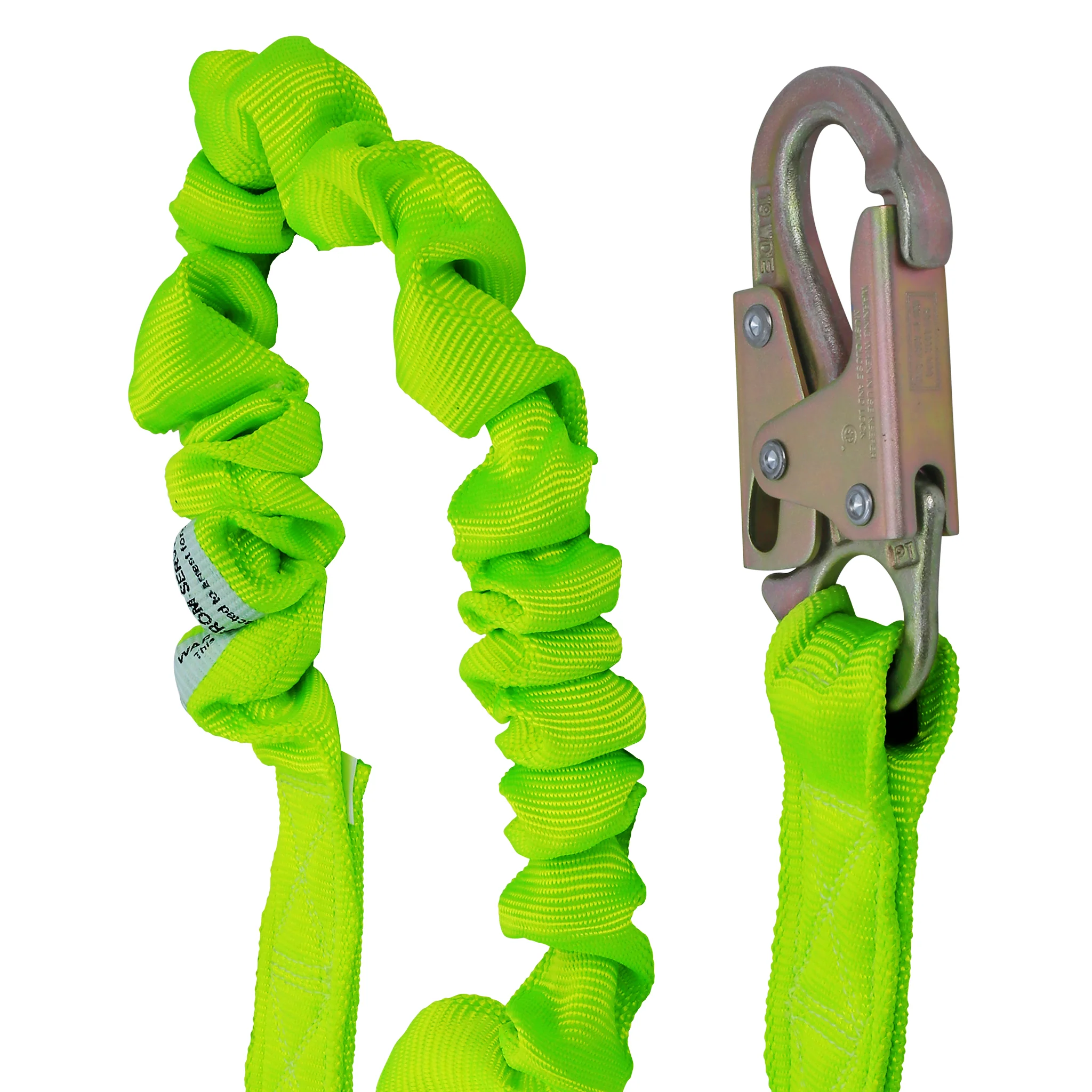 Single Leg Internal Shock-Absorbing Lanyard with Snap Hooks - Image 3