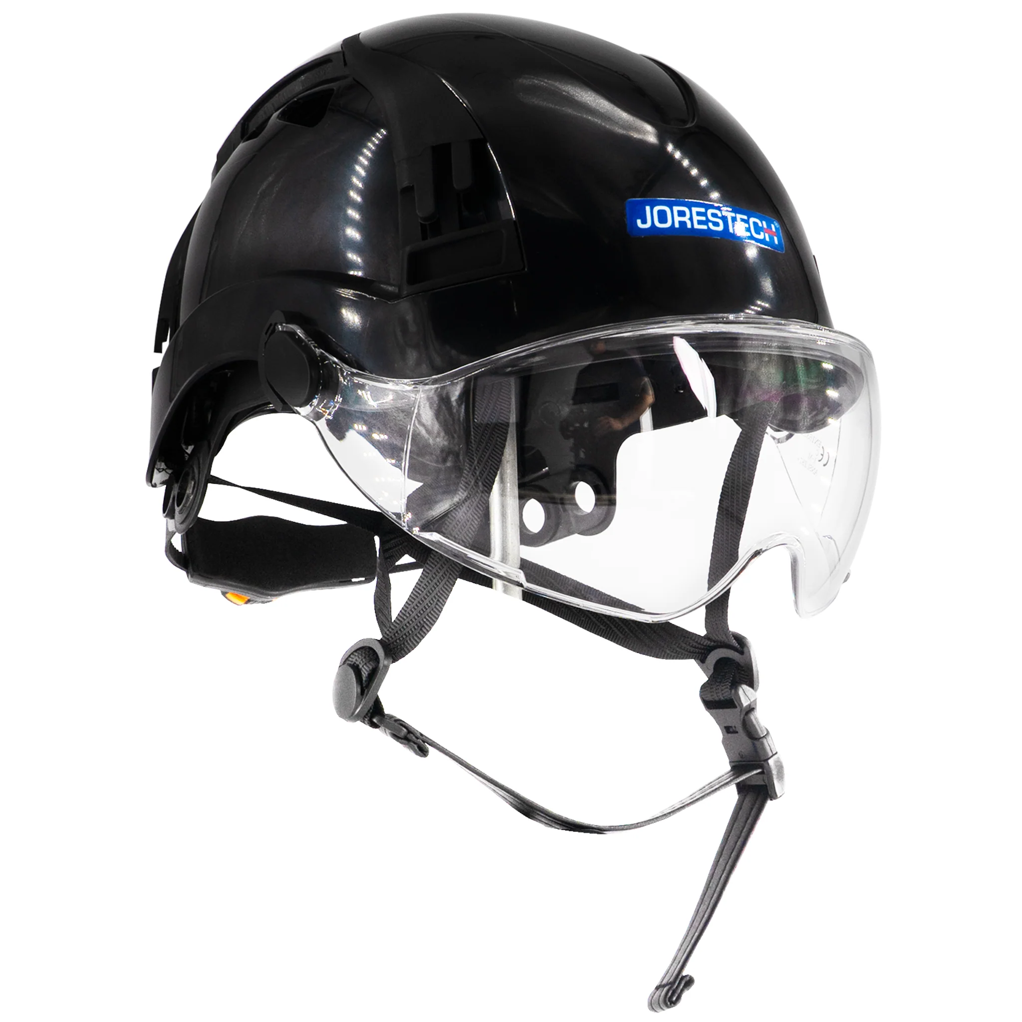 Type 2 Class C Safety Vented ABS Helmet with Eye Visor Shield - Image 13
